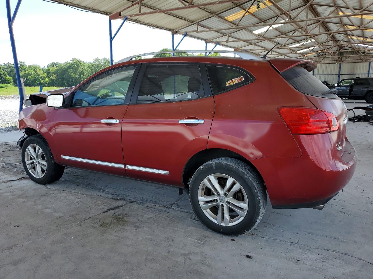 2012 Nissan Rogue S Red vin: JN8AS5MT3CW282723