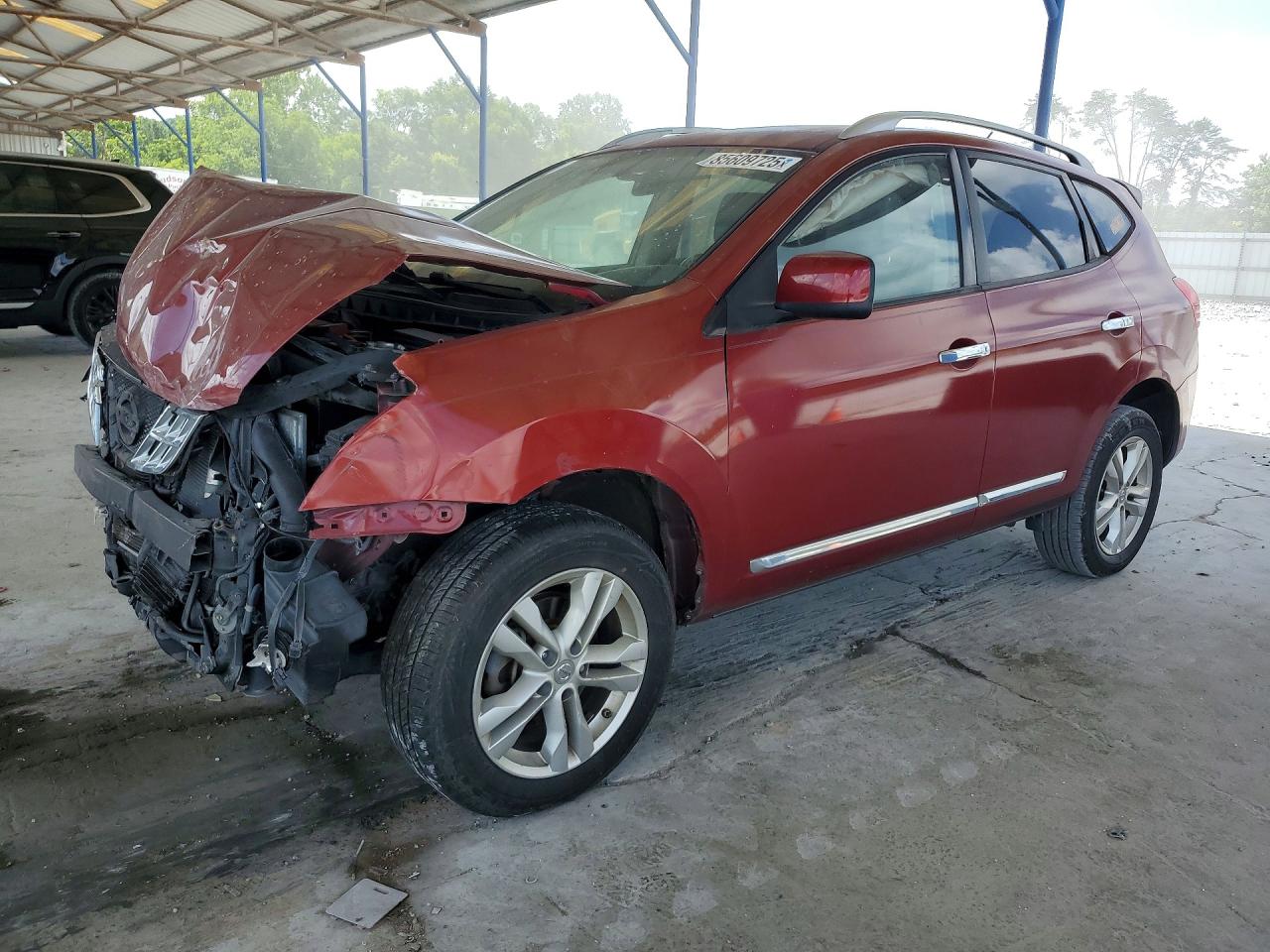 2012 Nissan Rogue S Red vin: JN8AS5MT3CW282723