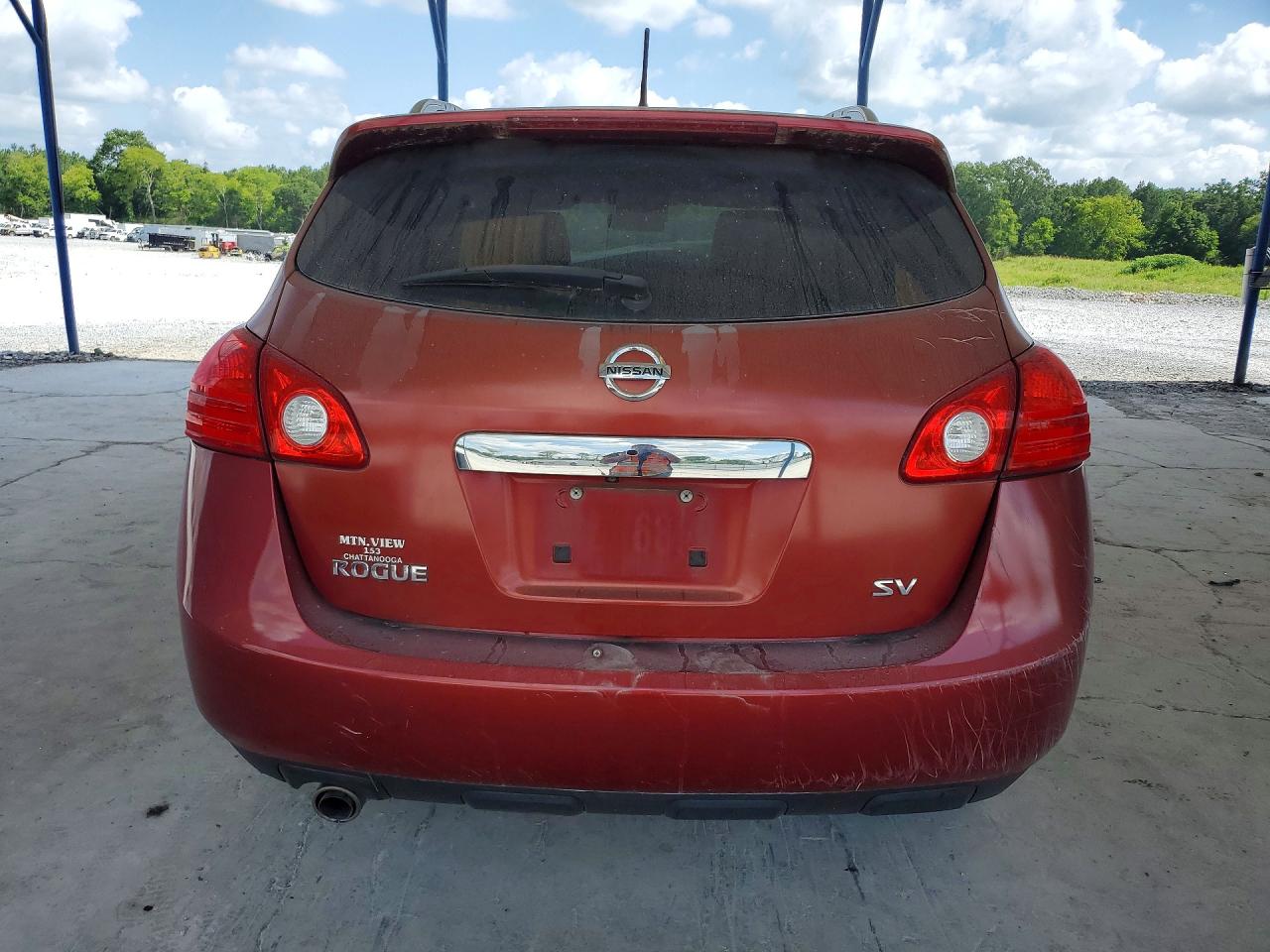2012 Nissan Rogue S Red vin: JN8AS5MT3CW282723