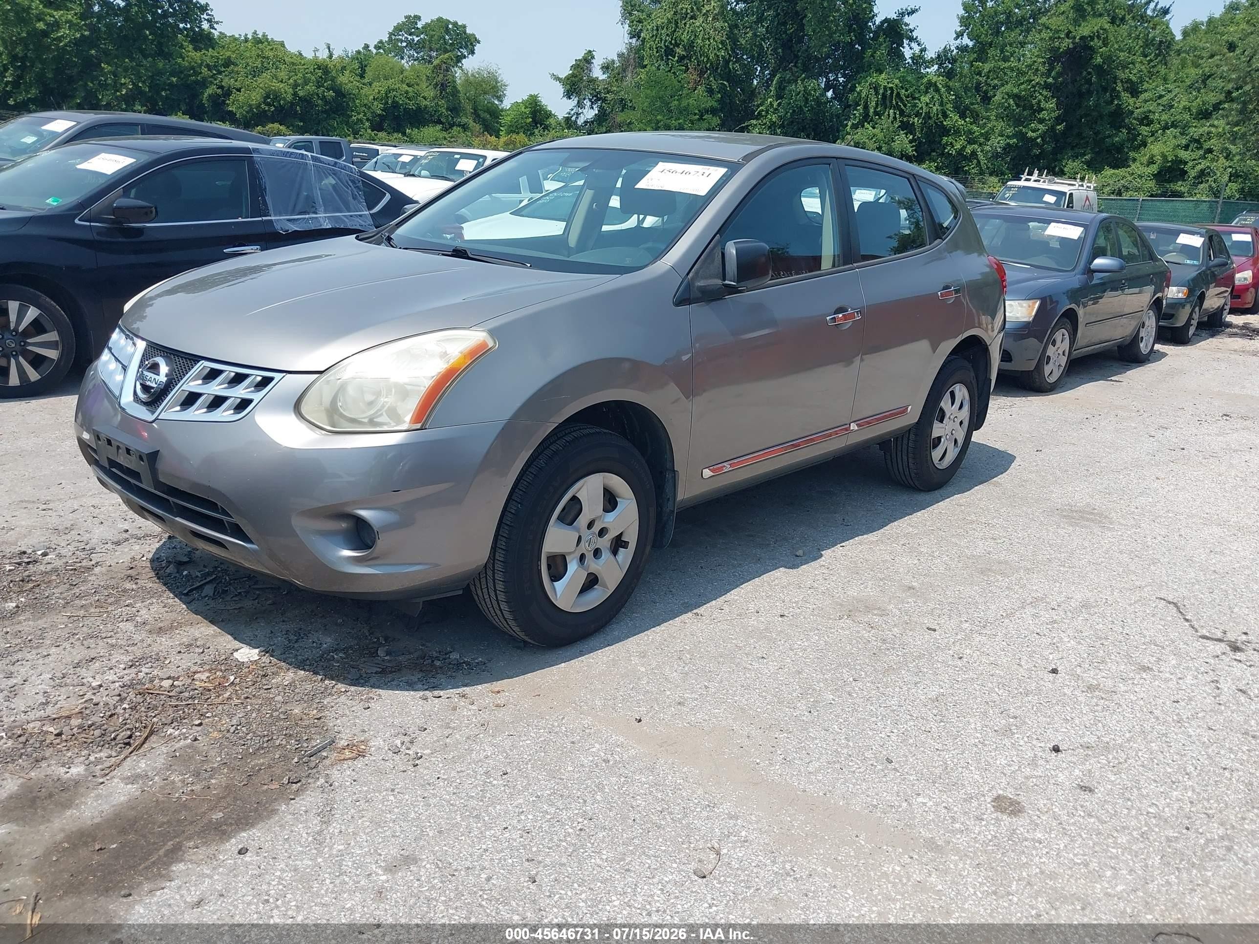 2012 Nissan Rogue S Brown vin: JN8AS5MT3CW282785