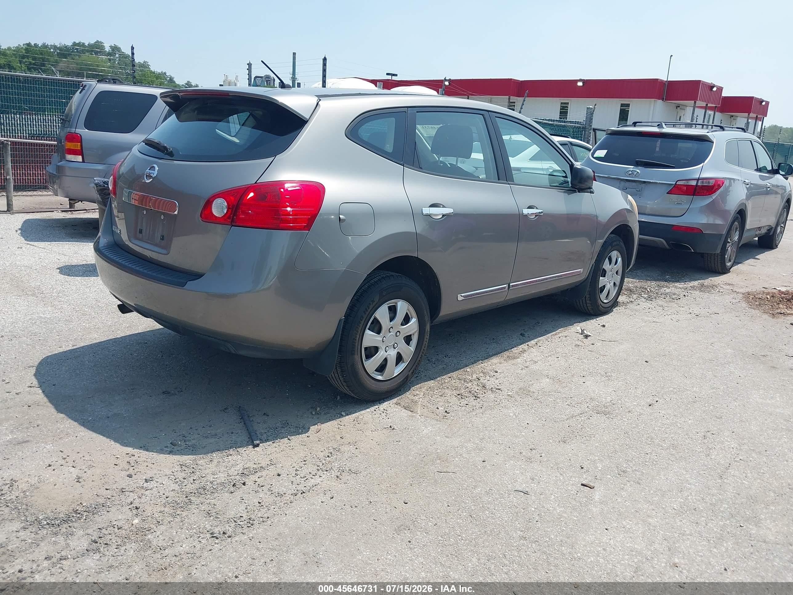 2012 Nissan Rogue S Brown vin: JN8AS5MT3CW282785