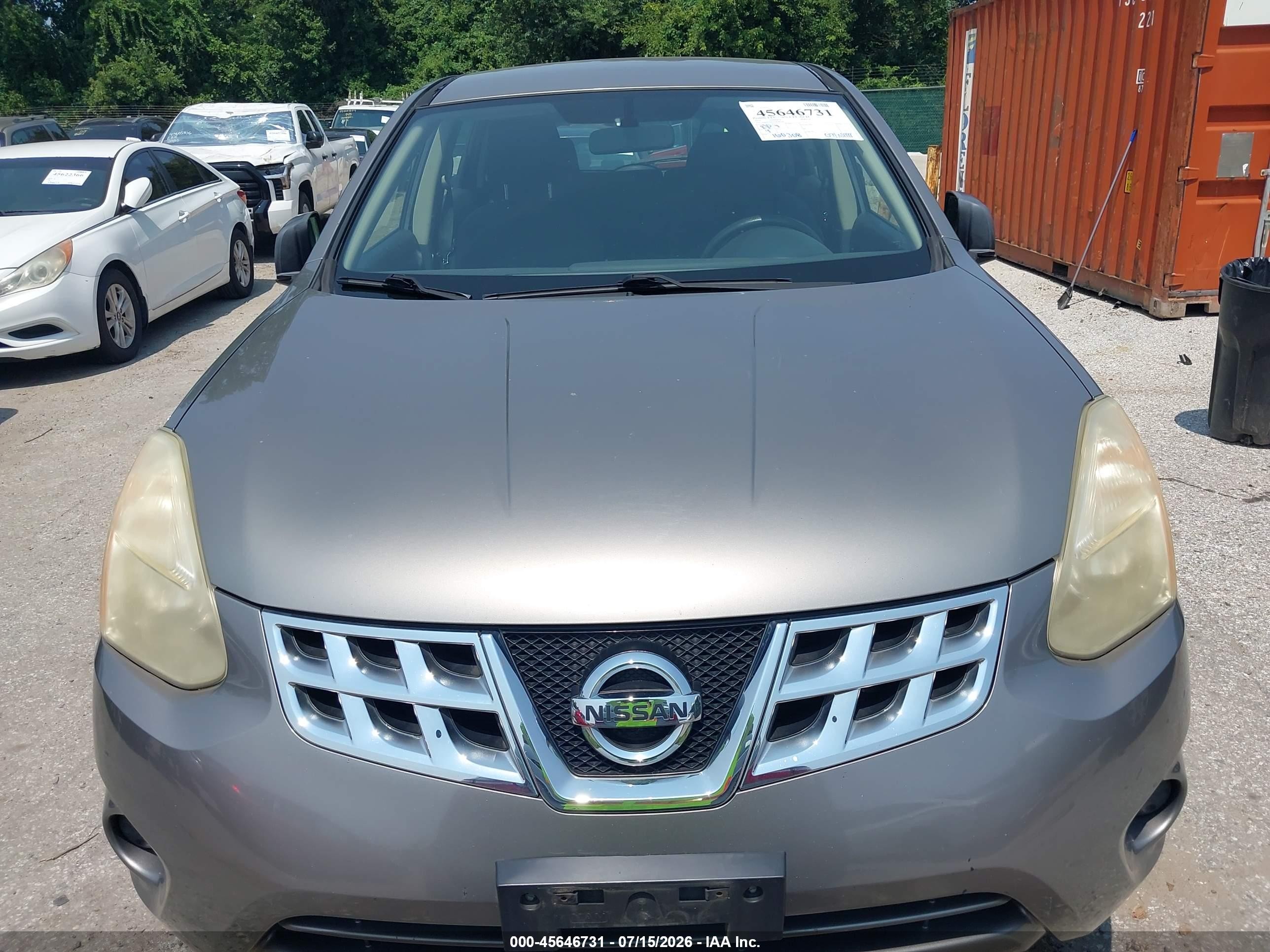 2012 Nissan Rogue S Brown vin: JN8AS5MT3CW282785