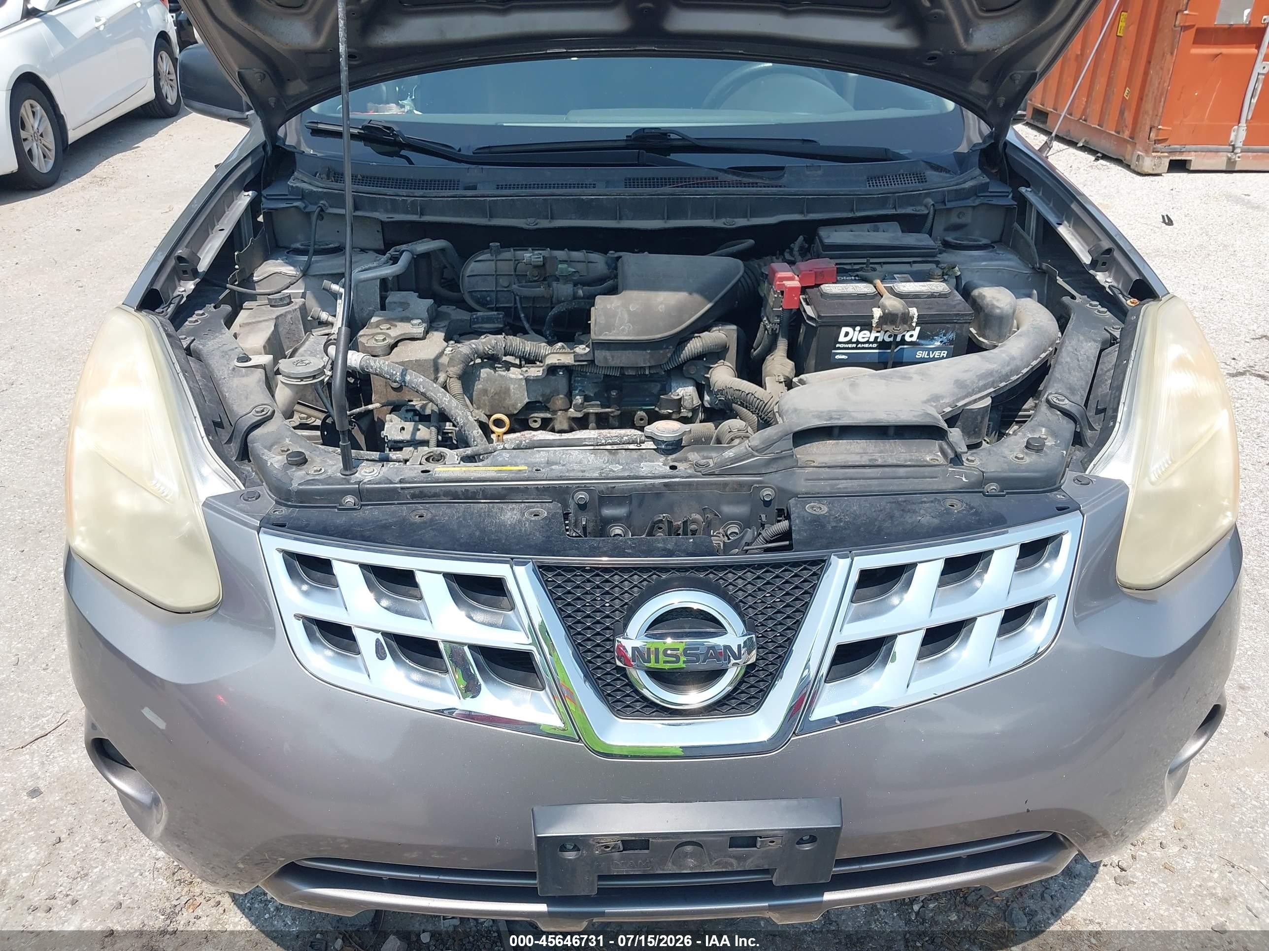 2012 Nissan Rogue S Brown vin: JN8AS5MT3CW282785
