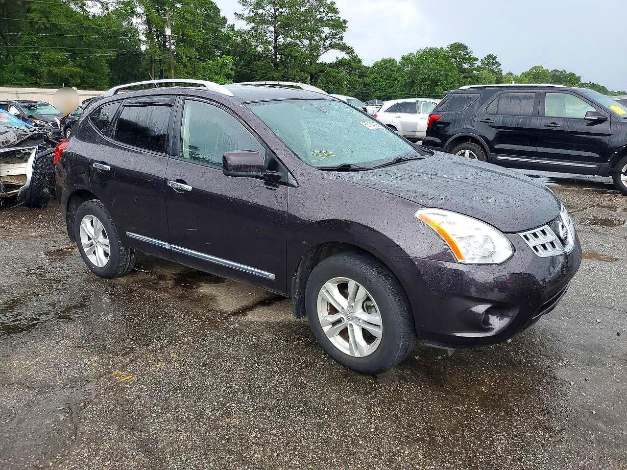 2012 Nissan Rogue S Purple vin: JN8AS5MT3CW297917