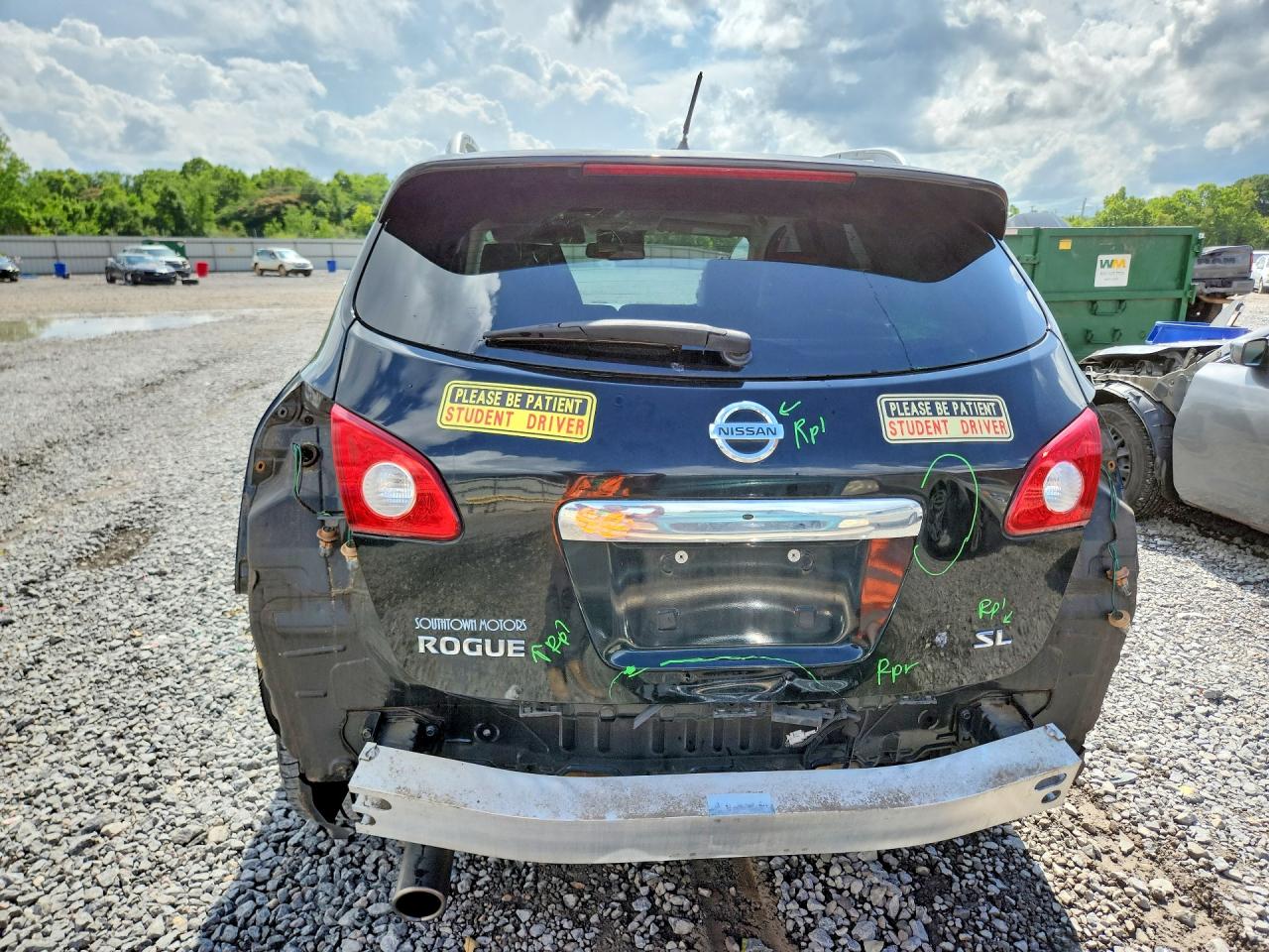 2012 Nissan Rogue S Black vin: JN8AS5MT3CW298937