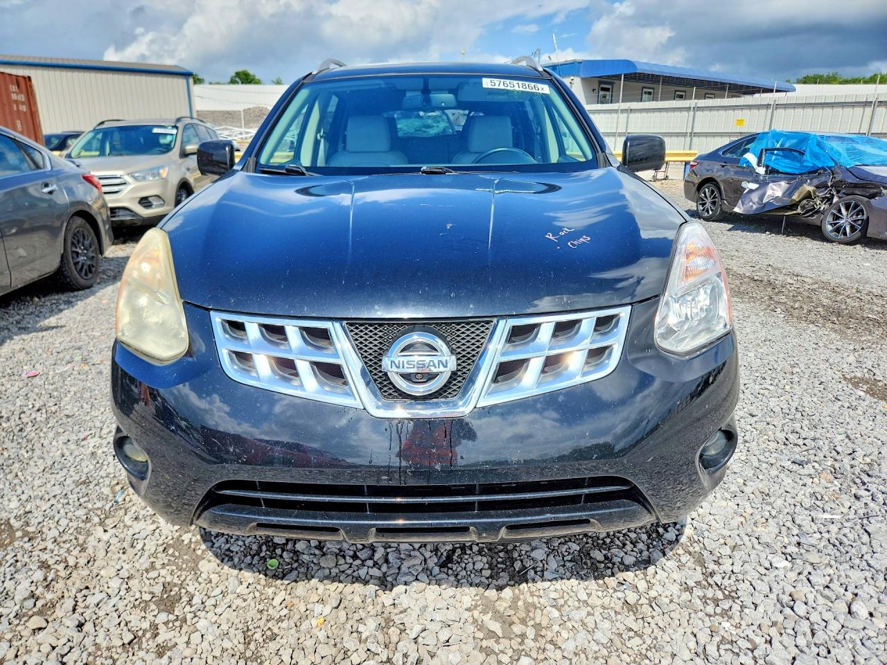 2012 Nissan Rogue S Black vin: JN8AS5MT3CW298937