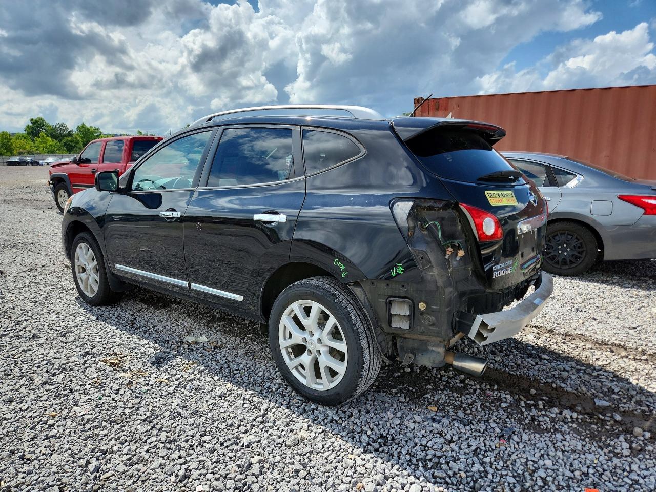 2012 Nissan Rogue S Black vin: JN8AS5MT3CW298937
