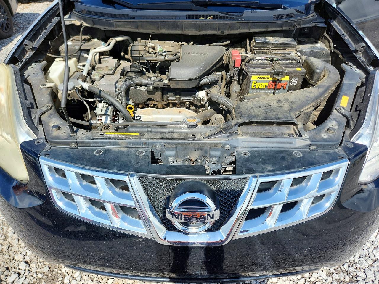 2012 Nissan Rogue S Black vin: JN8AS5MT3CW298937