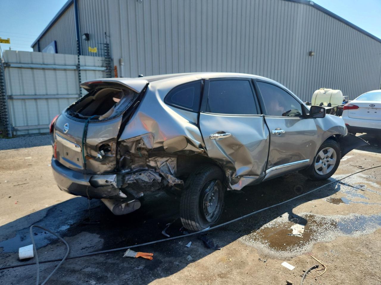 2012 Nissan Rogue S Brown vin: JN8AS5MT3CW601344