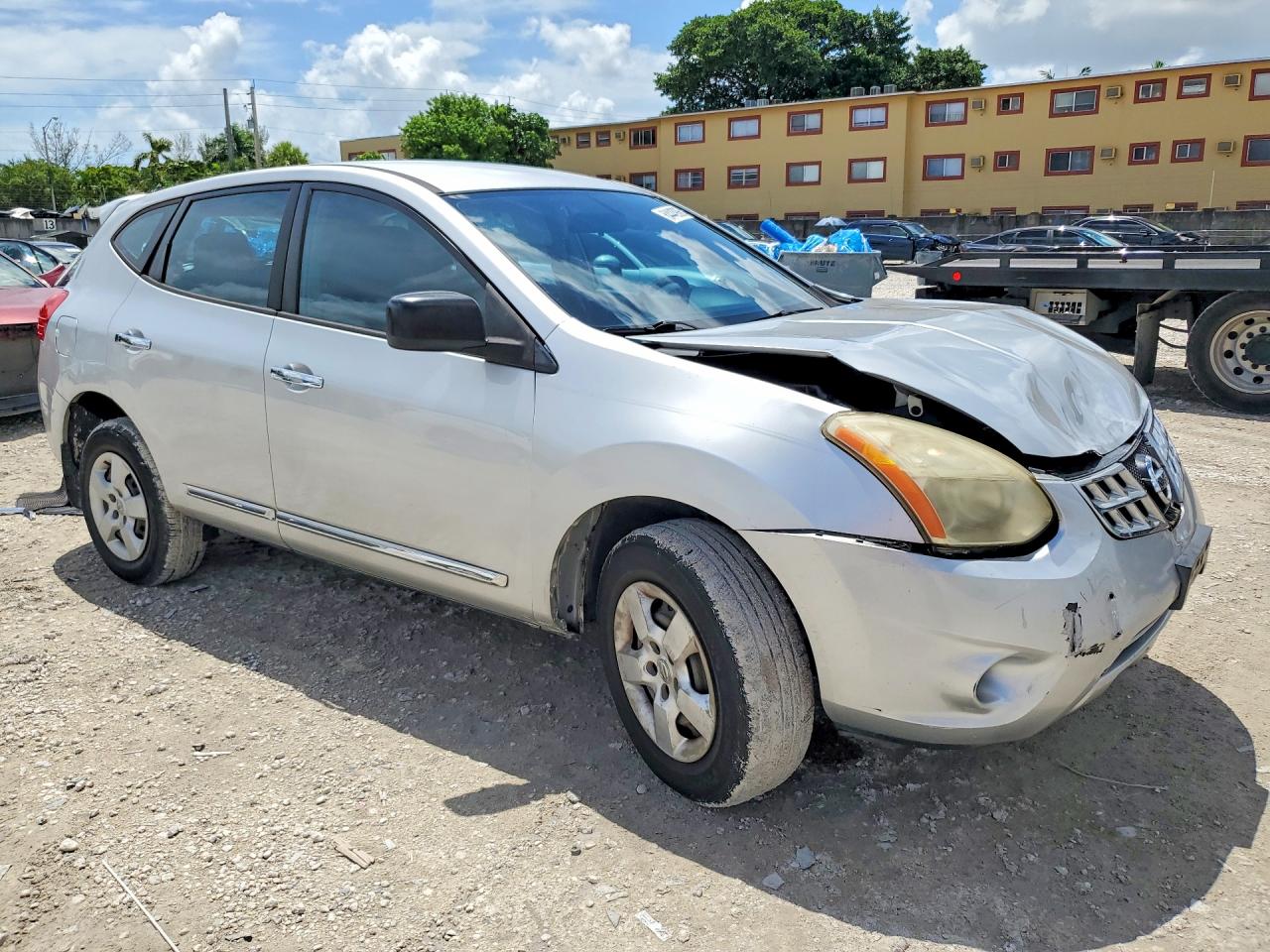 2012 Nissan Rogue S Silver vin: JN8AS5MT3CW609315