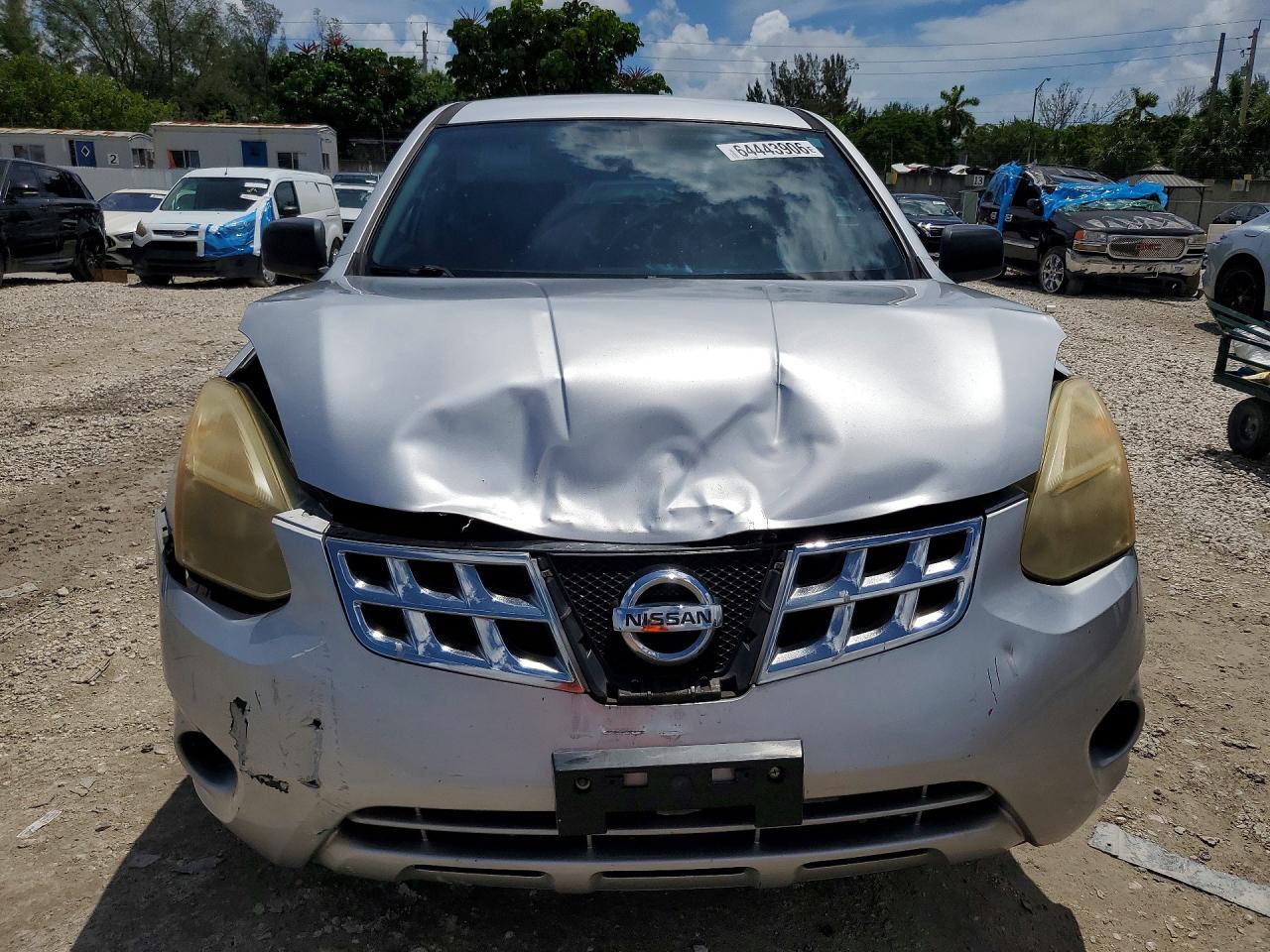 2012 Nissan Rogue S Silver vin: JN8AS5MT3CW609315
