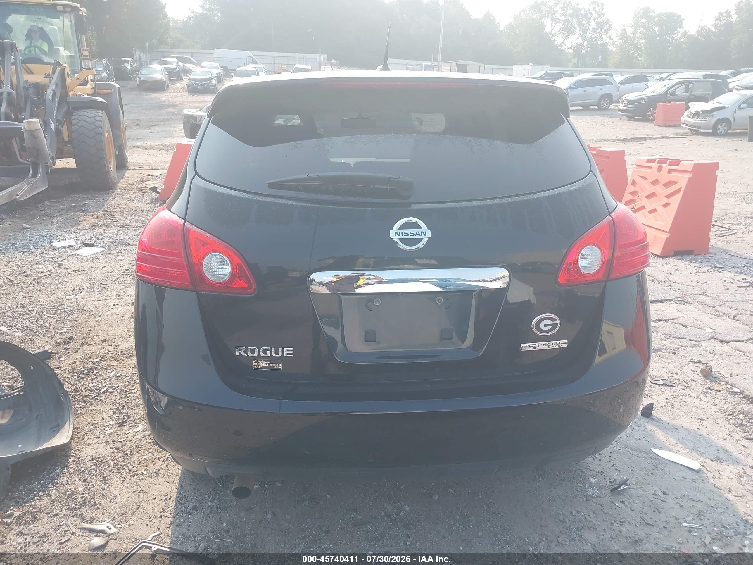 2012 Nissan Rogue S Black vin: JN8AS5MT3CW612229