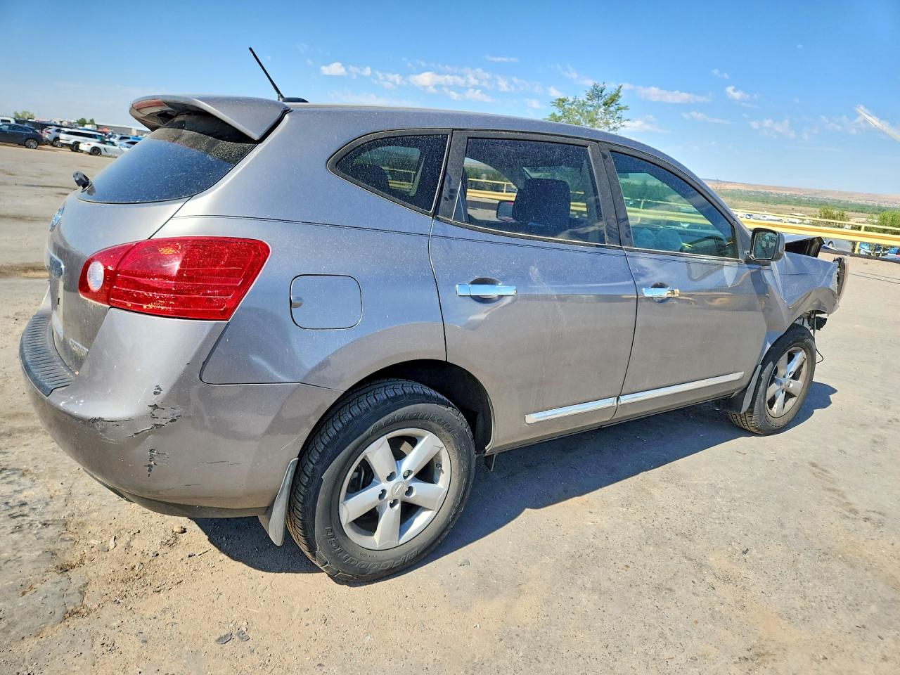 2013 Nissan Rogue S Gray vin: JN8AS5MT3DW003143