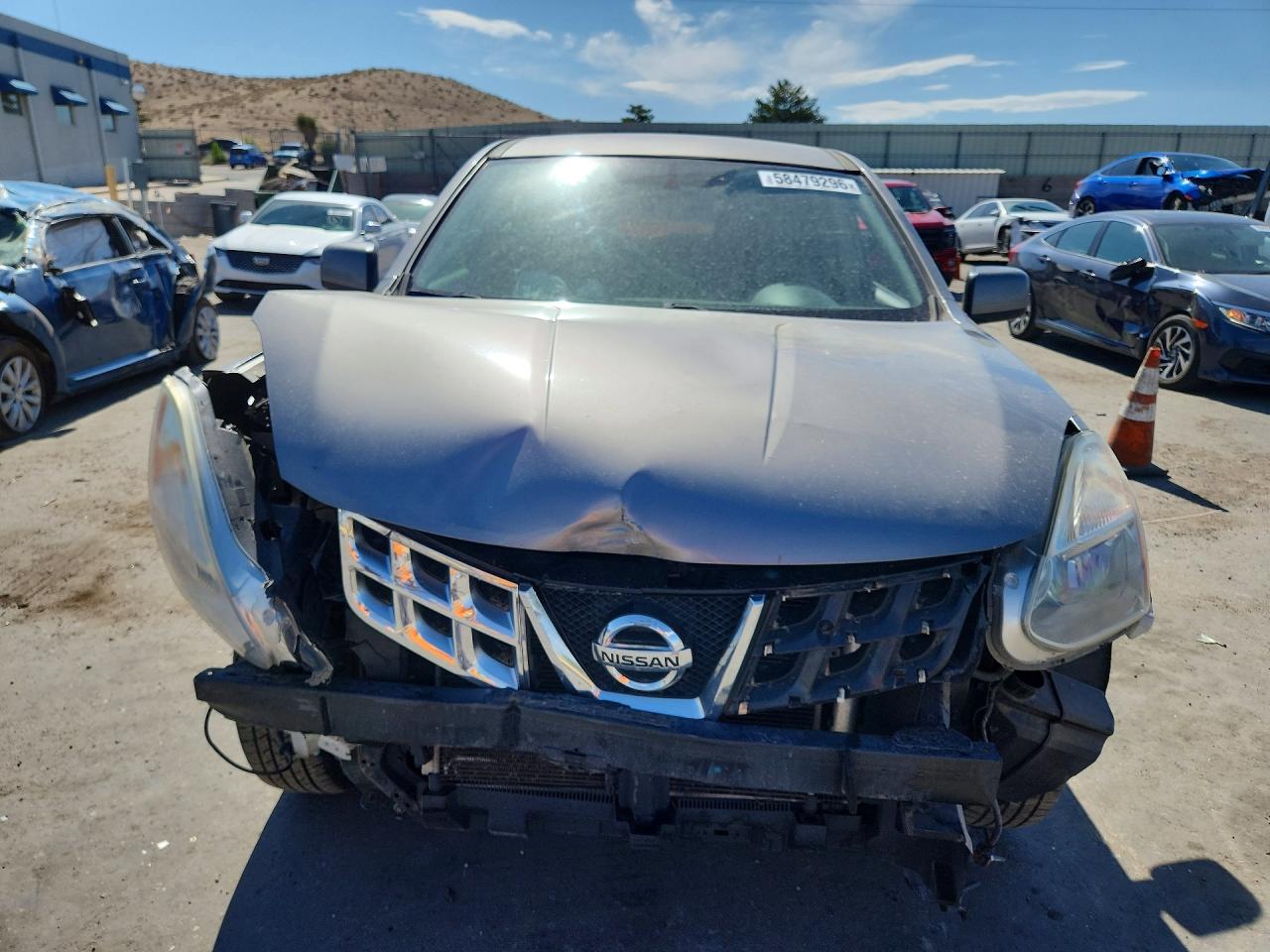 2013 Nissan Rogue S Gray vin: JN8AS5MT3DW003143