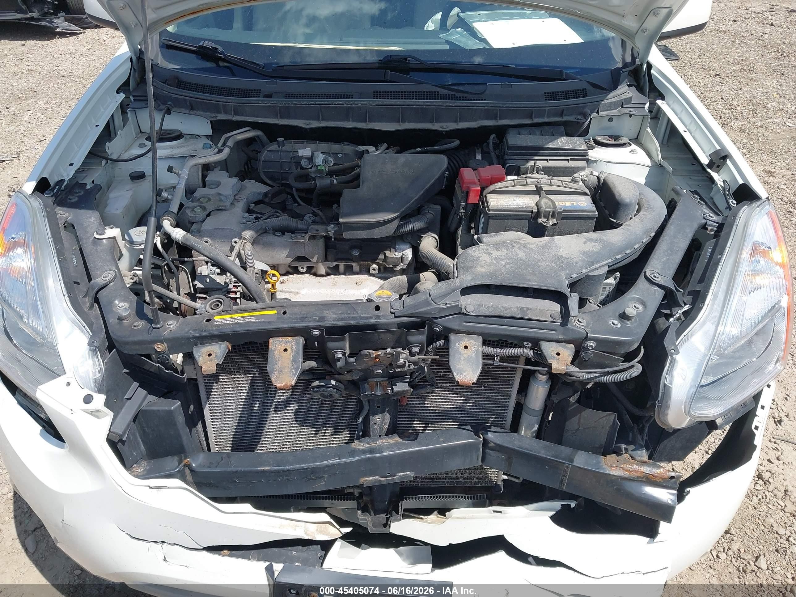 2013 Nissan Rogue S White vin: JN8AS5MT3DW004664