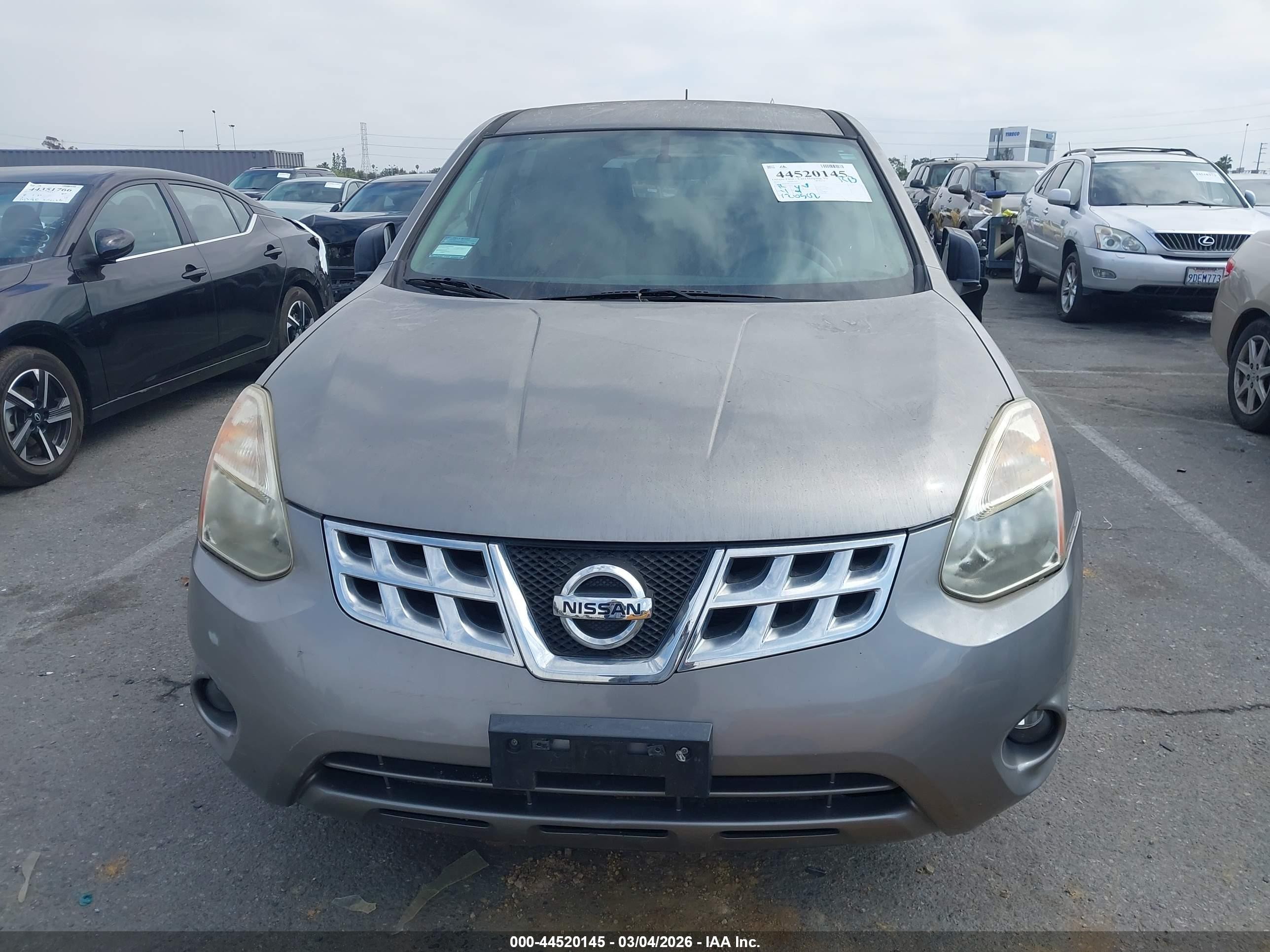 2013 Nissan Rogue S Gray vin: JN8AS5MT3DW030603