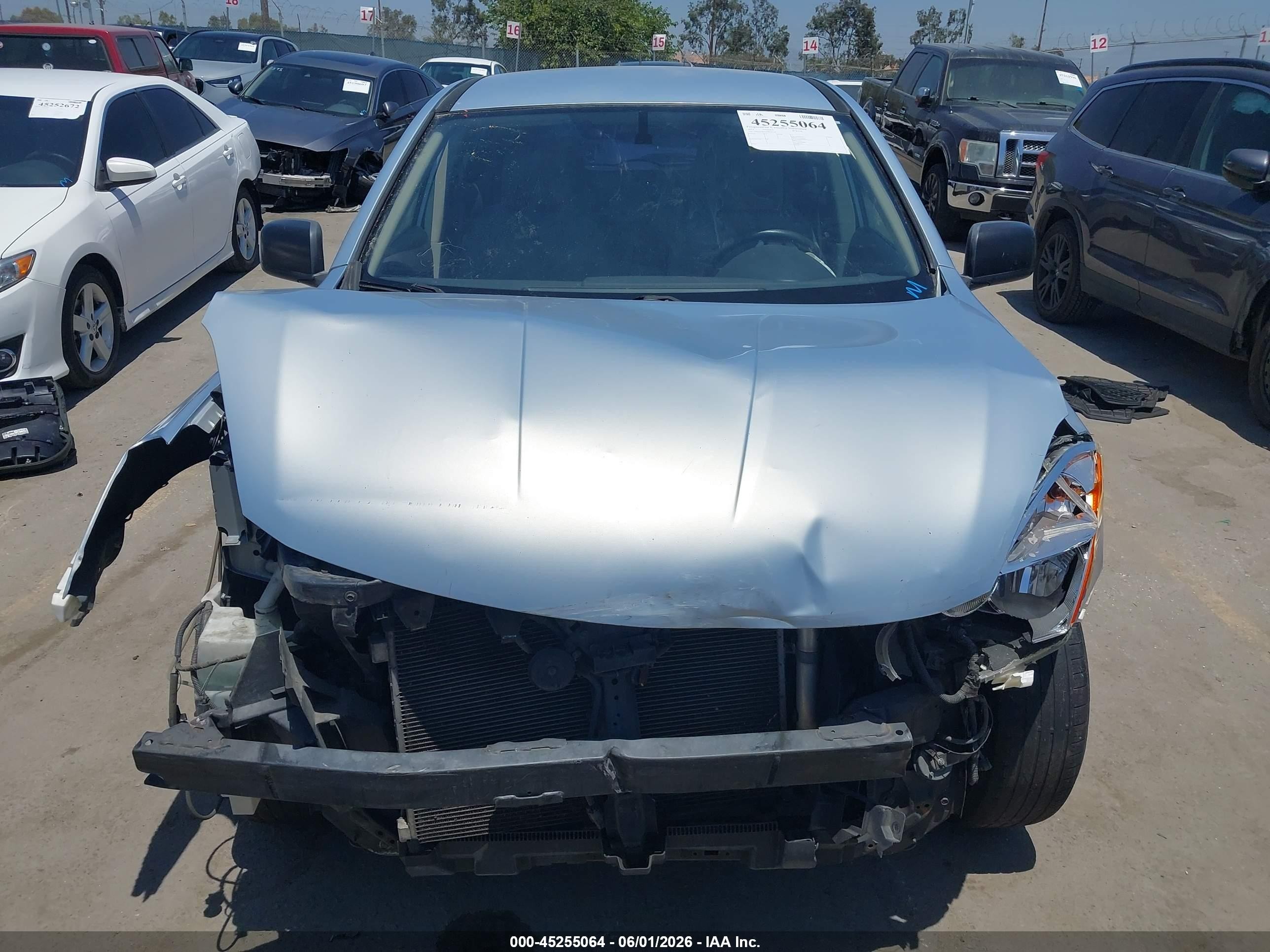 2013 Nissan Rogue S Light Blue vin: JN8AS5MT3DW031542