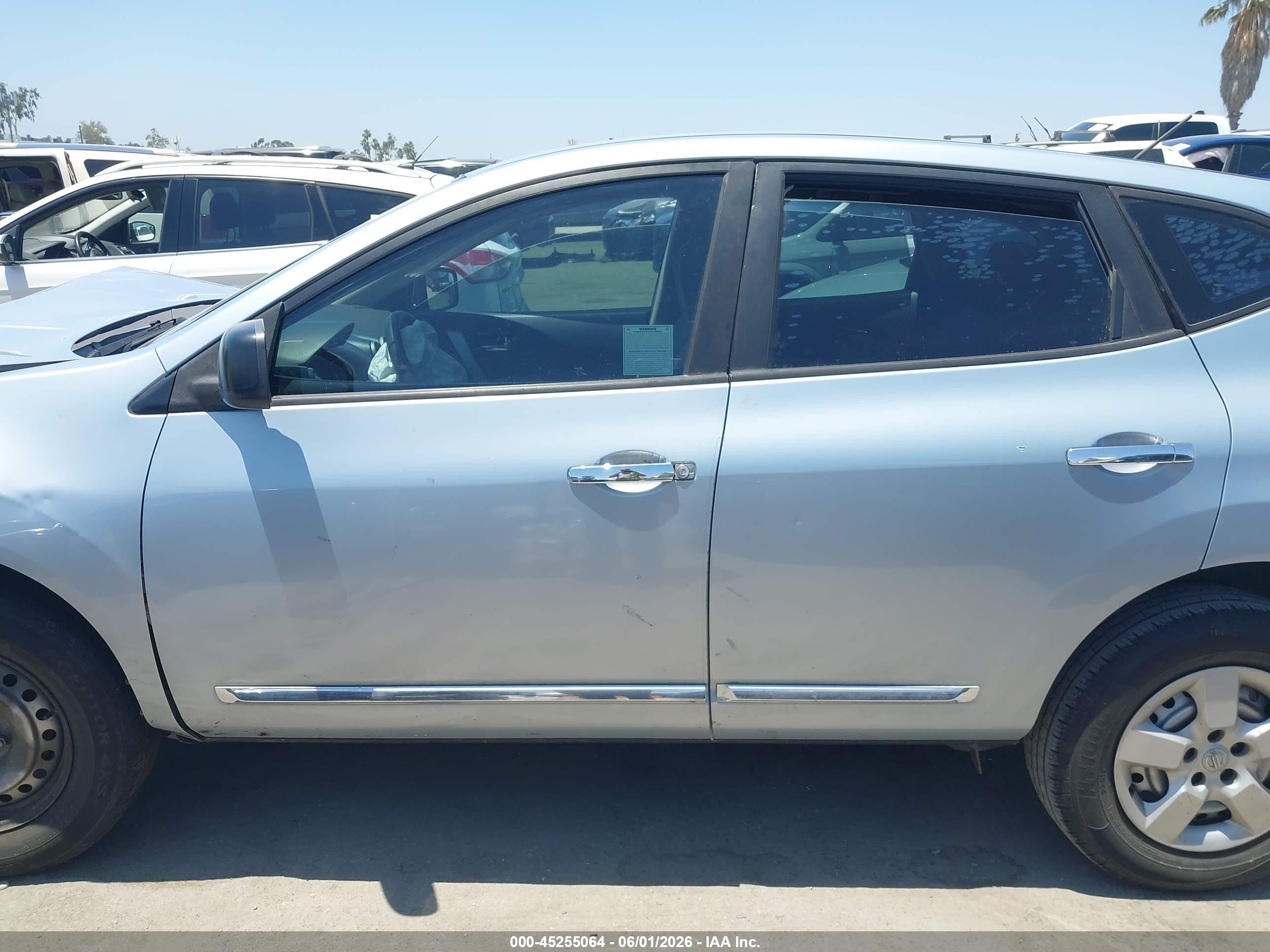 2013 Nissan Rogue S Light Blue vin: JN8AS5MT3DW031542