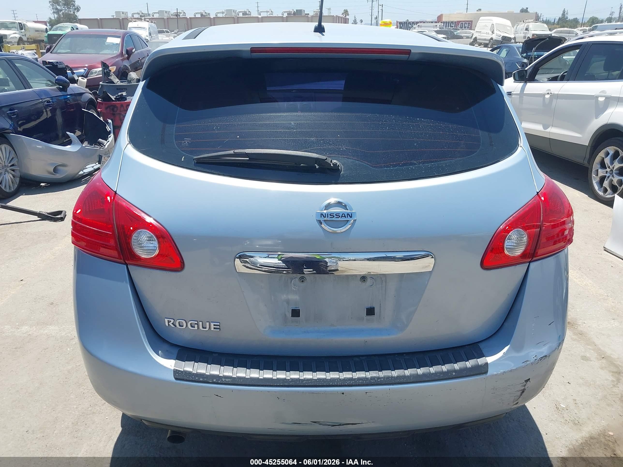2013 Nissan Rogue S Light Blue vin: JN8AS5MT3DW031542