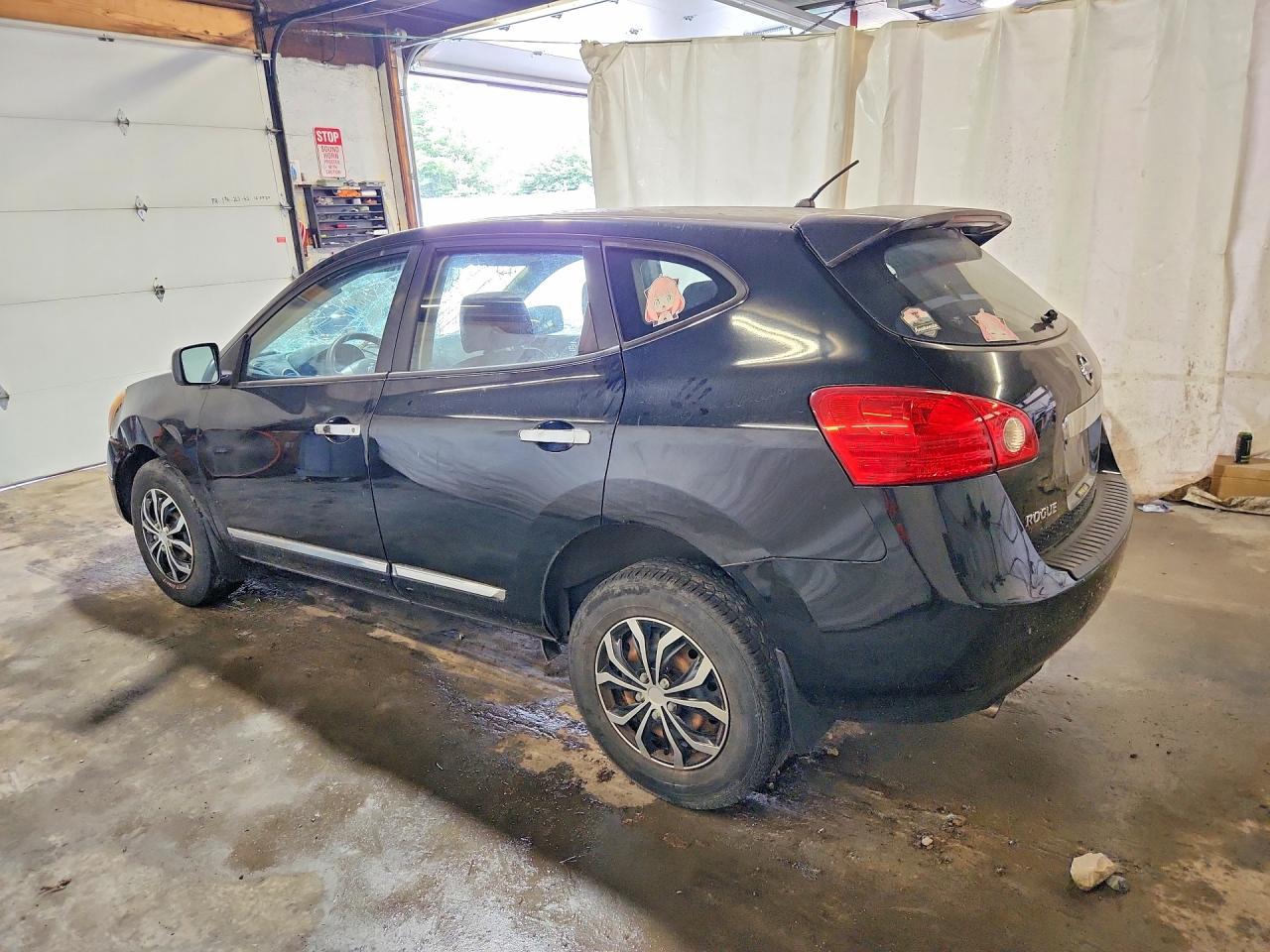 2013 Nissan Rogue S Черный vin: JN8AS5MT3DW511077