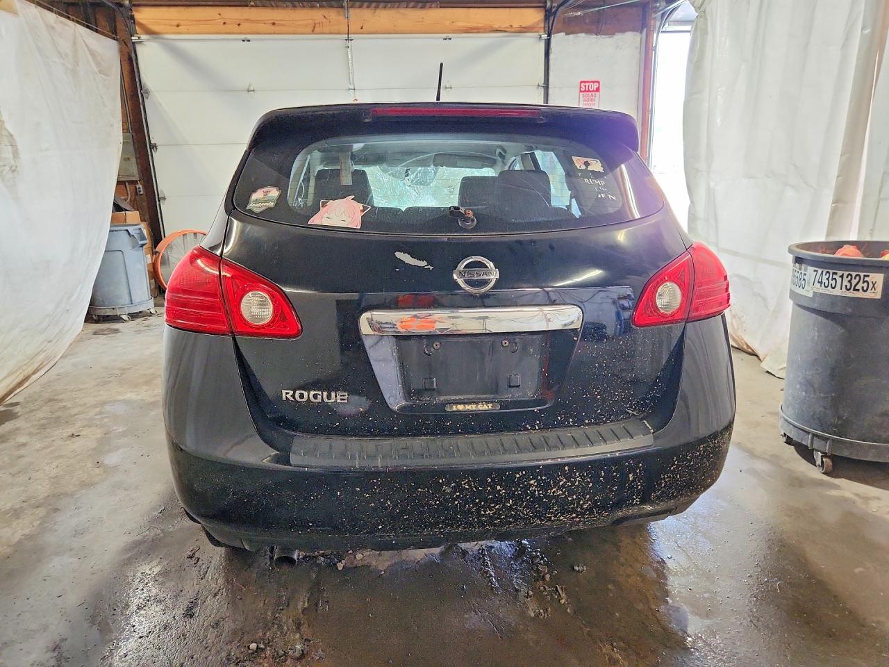 2013 Nissan Rogue S Черный vin: JN8AS5MT3DW511077