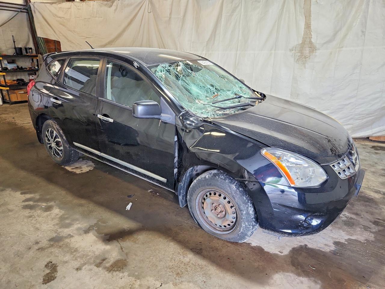 2013 Nissan Rogue S Черный vin: JN8AS5MT3DW511077