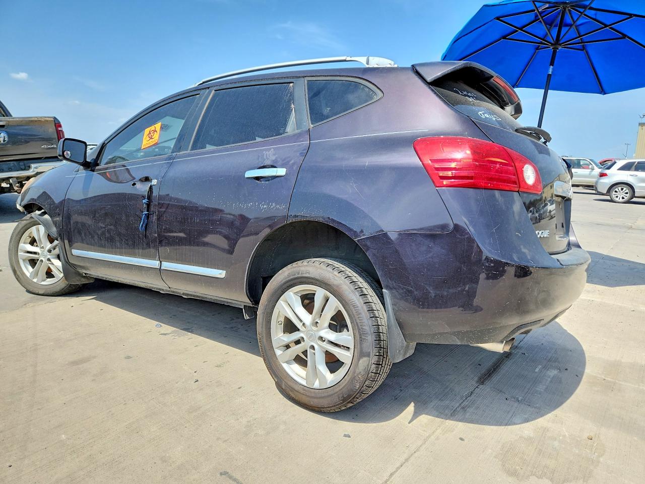 2013 Nissan Rogue S Purple vin: JN8AS5MT3DW513170
