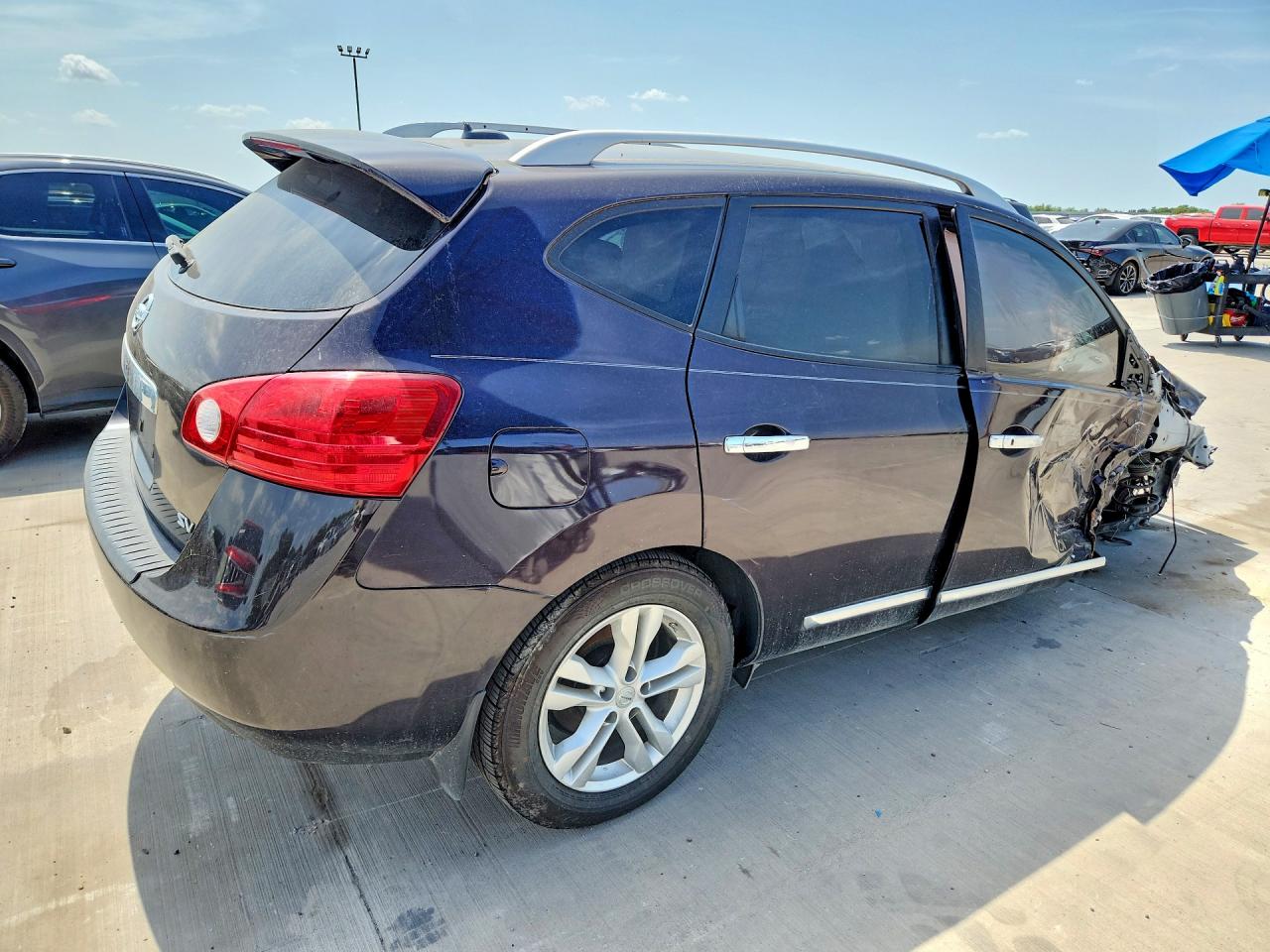 2013 Nissan Rogue S Purple vin: JN8AS5MT3DW513170
