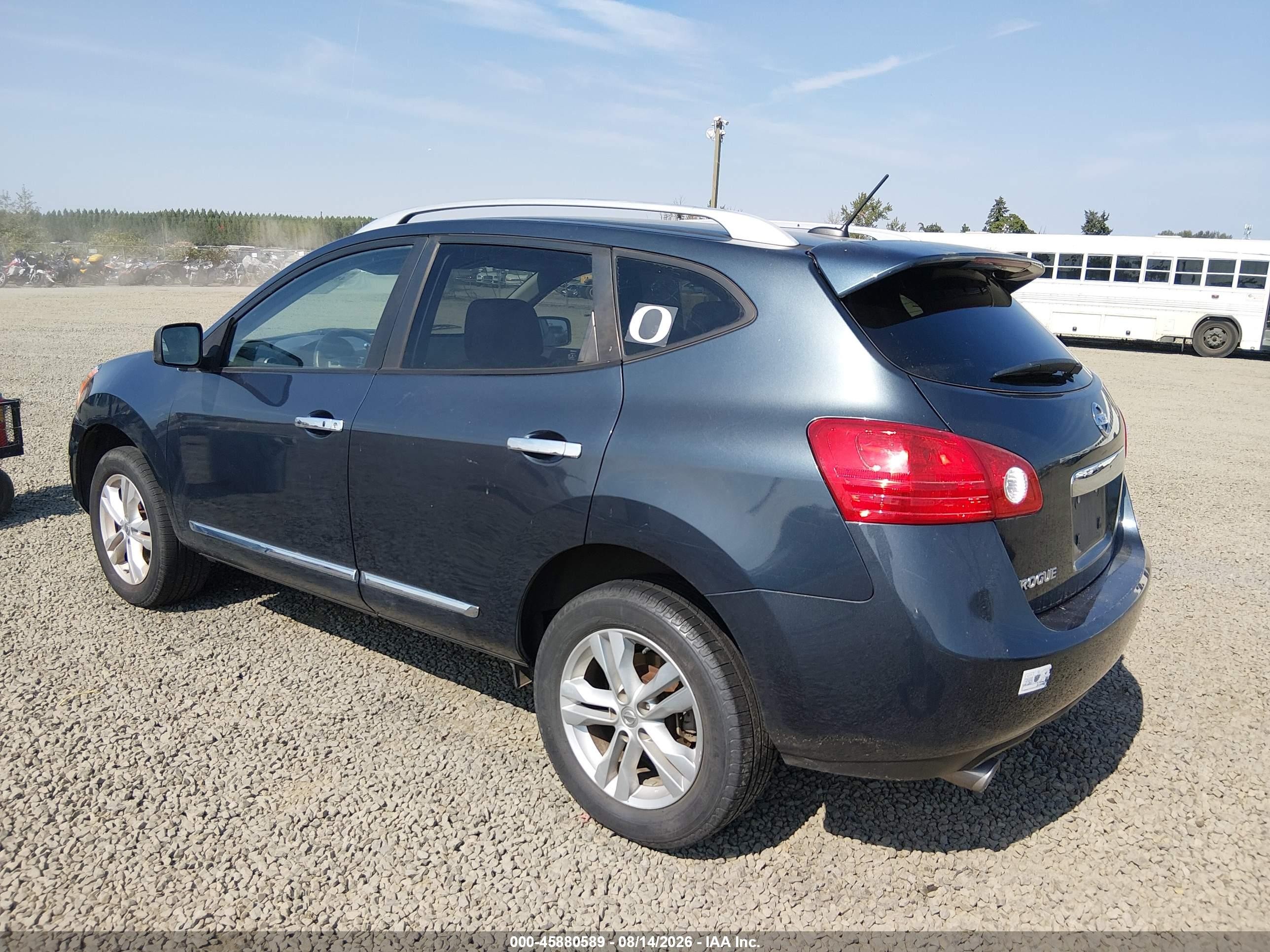 2013 Nissan Rogue Sv Dark Blue vin: JN8AS5MT3DW515114