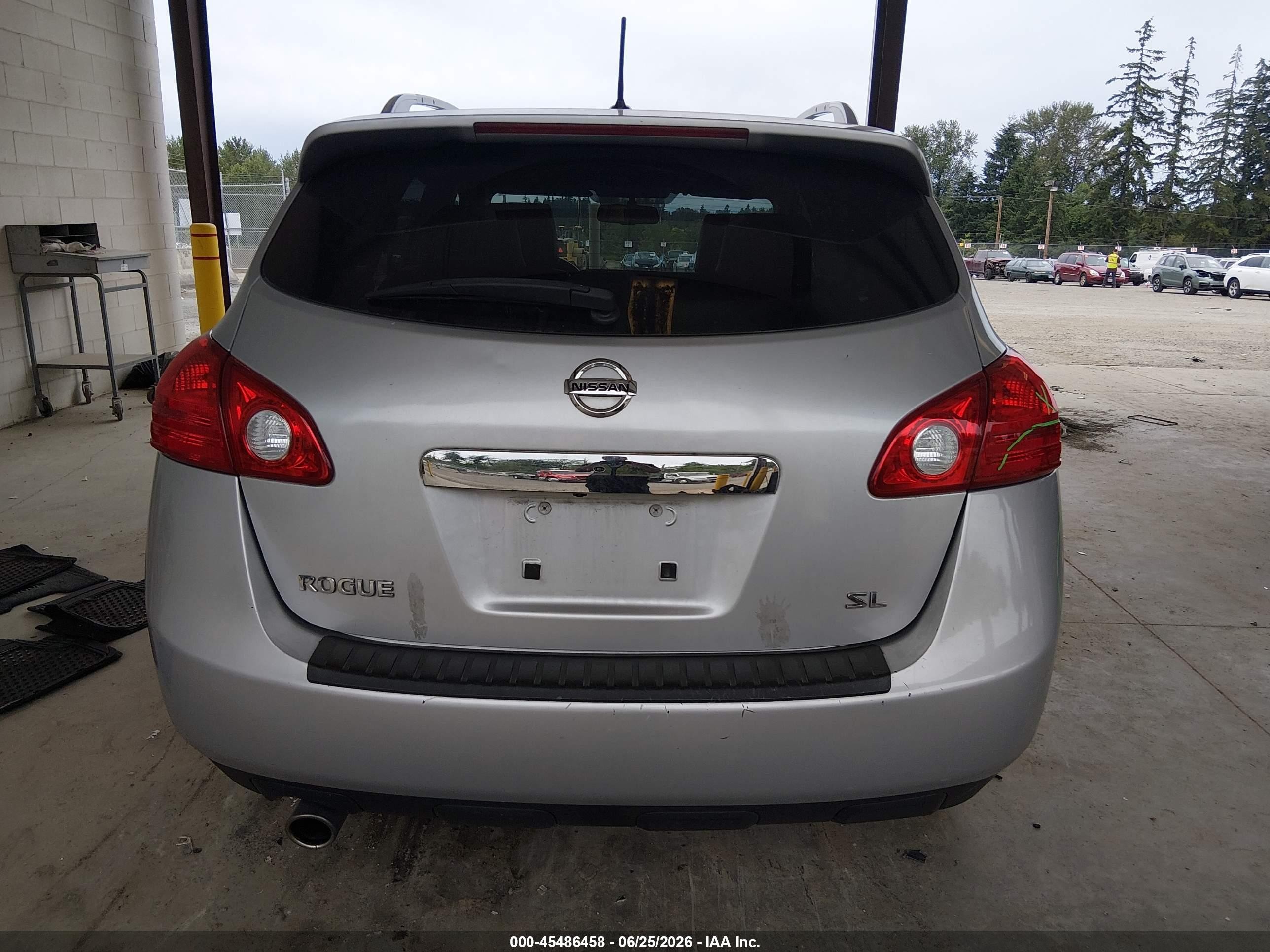 2013 Nissan Rogue Sv W/sl Pkg Silver vin: JN8AS5MT3DW517414