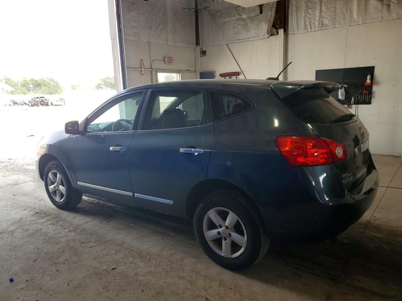 2013 Nissan Rogue S Blue vin: JN8AS5MT3DW527487
