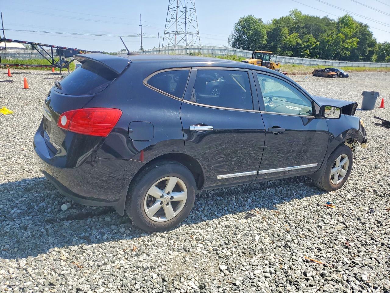 2013 Nissan Rogue S Black vin: JN8AS5MT3DW534763