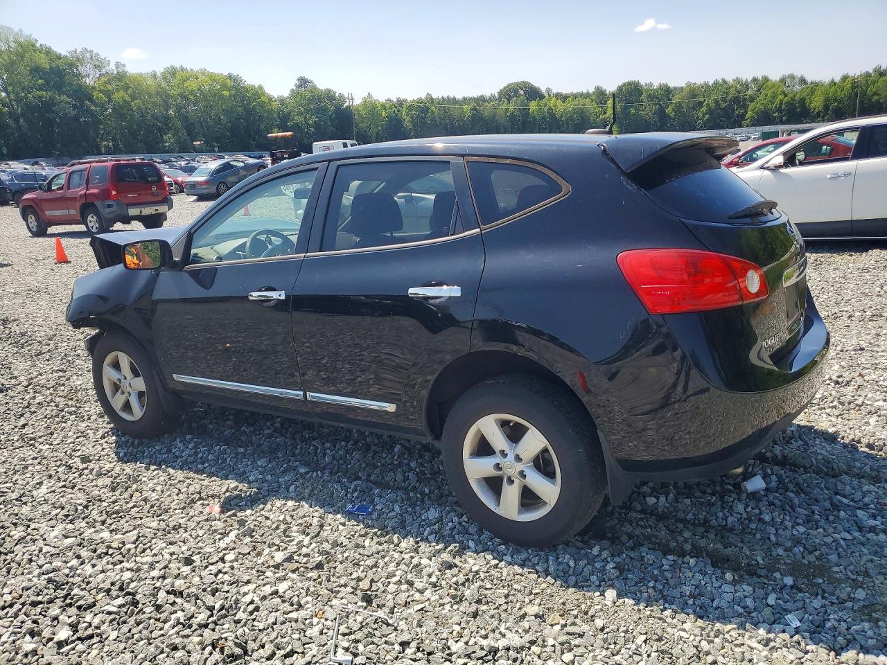 2013 Nissan Rogue S Black vin: JN8AS5MT3DW534763