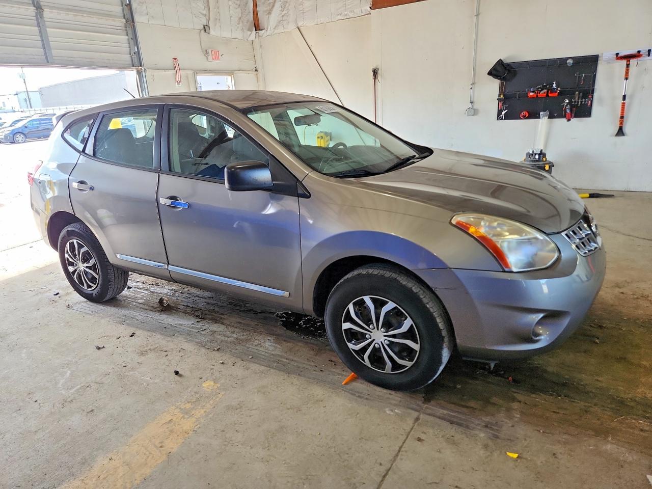 2013 Nissan Rogue S Gray vin: JN8AS5MT3DW540157