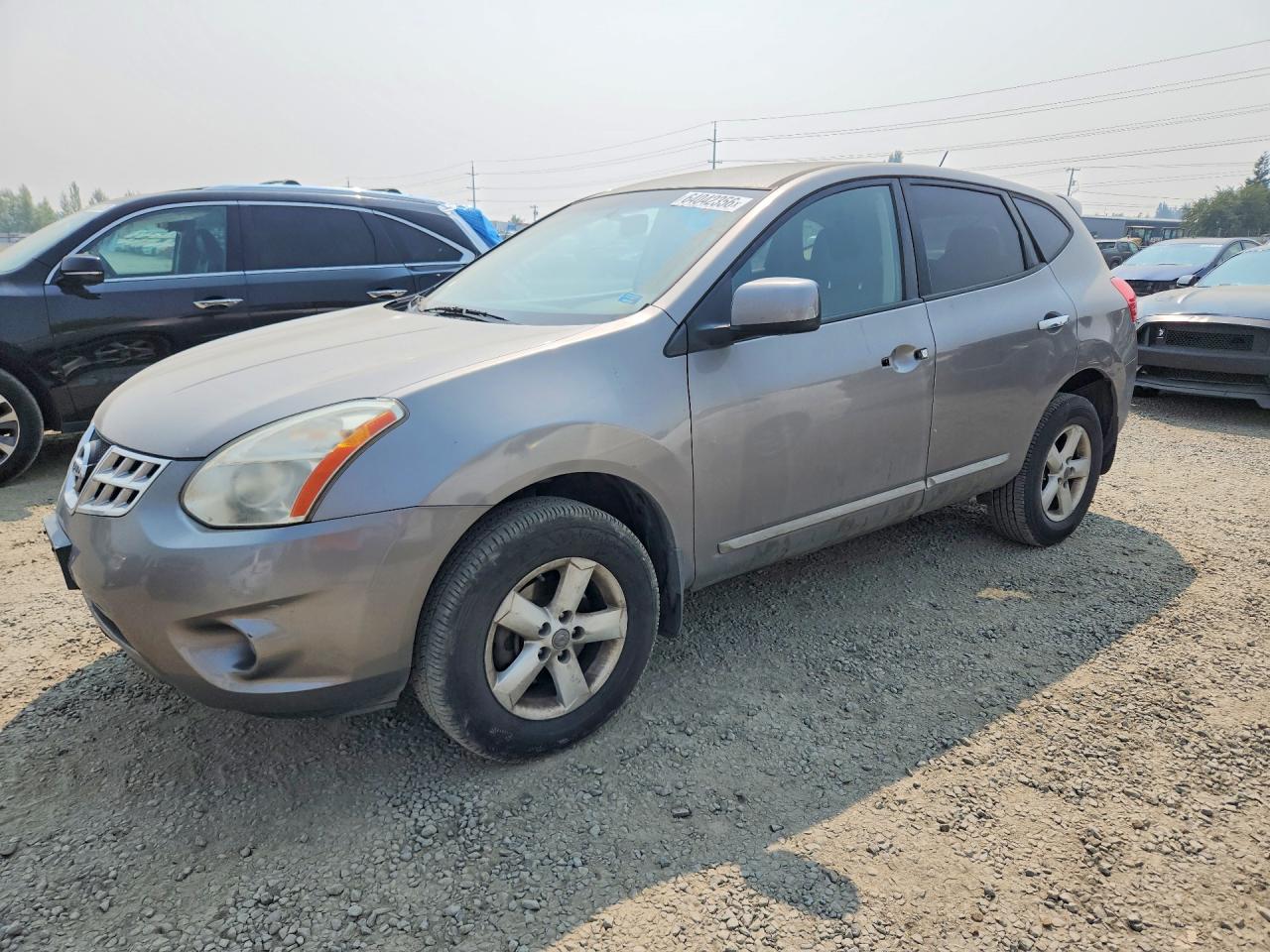2013 Nissan Rogue S Gray vin: JN8AS5MT3DW540983