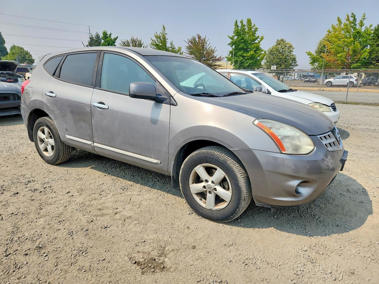 2013 Nissan Rogue S Gray vin: JN8AS5MT3DW540983