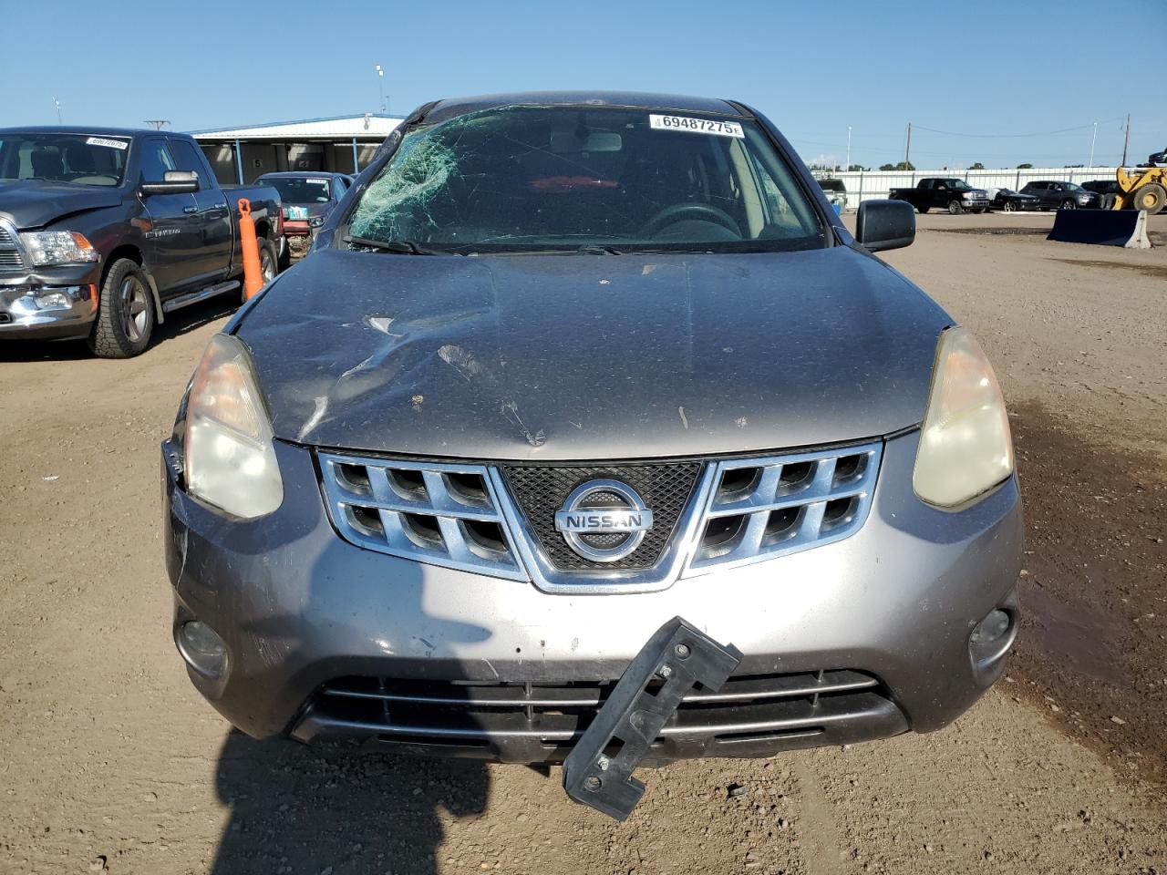 2013 Nissan Rogue S Silver vin: JN8AS5MT3DW542250