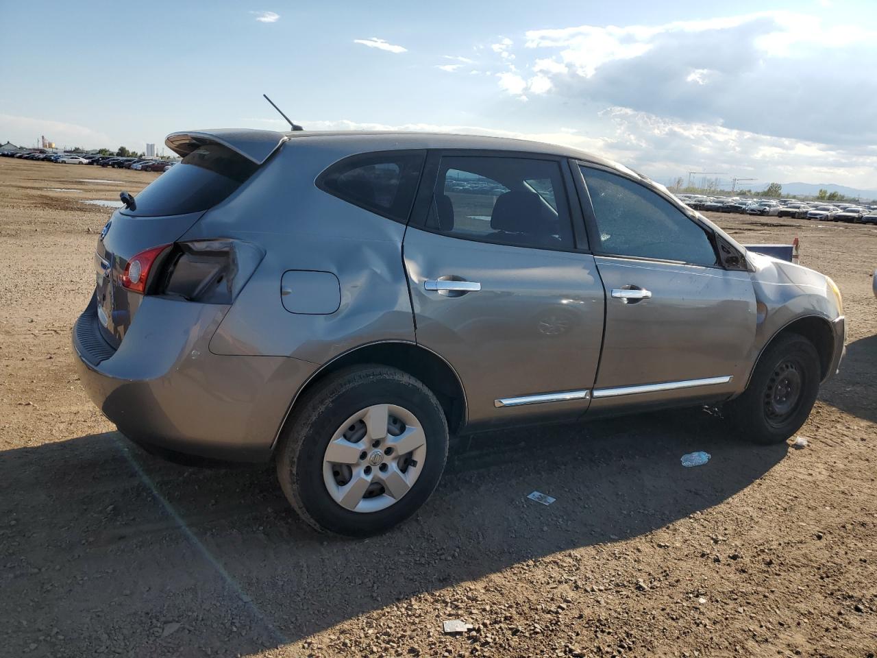 2013 Nissan Rogue S Silver vin: JN8AS5MT3DW542250