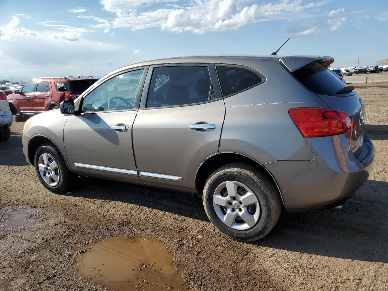 2013 Nissan Rogue S Silver vin: JN8AS5MT3DW542250