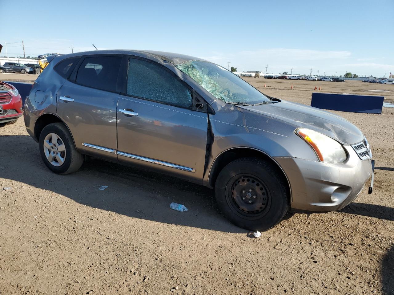 2013 Nissan Rogue S Silver vin: JN8AS5MT3DW542250