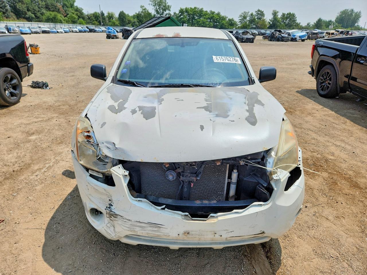 2013 Nissan Rogue S White vin: JN8AS5MT3DW543849