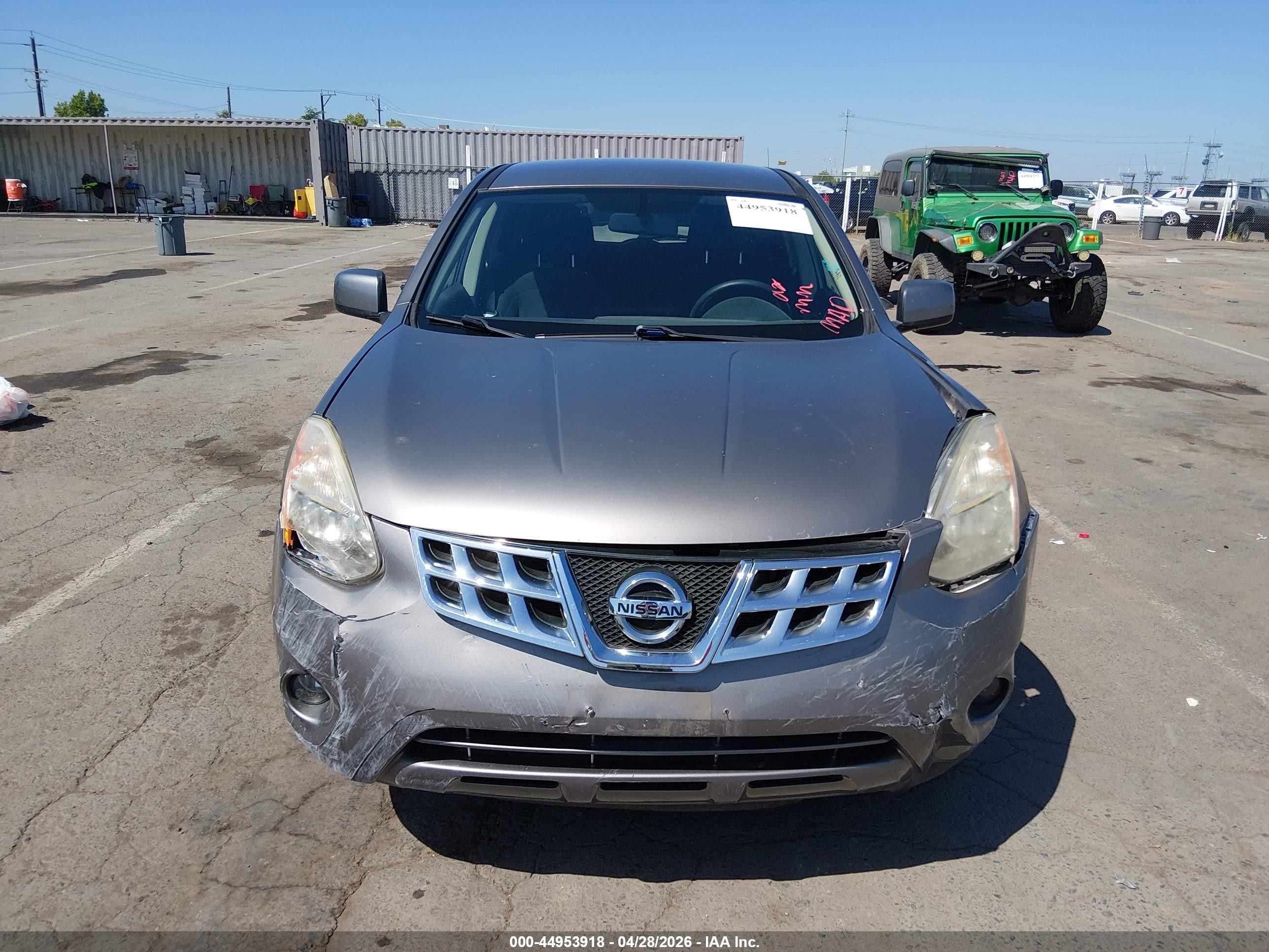 2013 Nissan Rogue S Gray vin: JN8AS5MT3DW551658