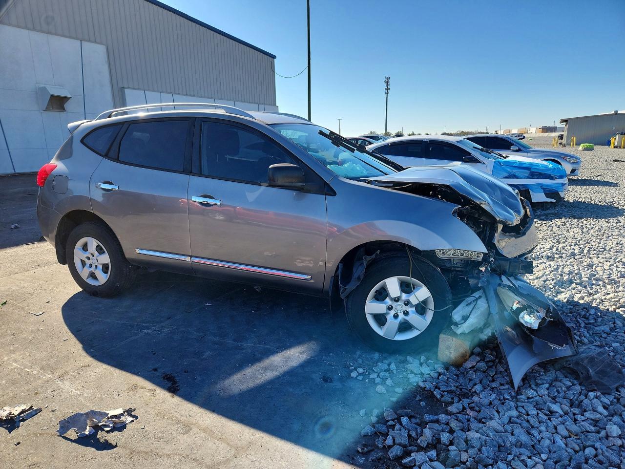 2014 Nissan Rogue Select S Gray vin: JN8AS5MT3EW101347