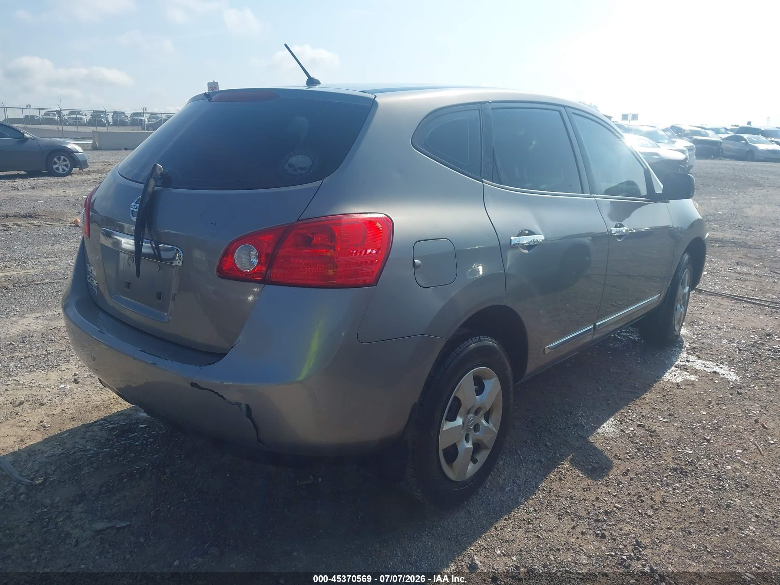 2014 Nissan Rogue Select S Gray vin: JN8AS5MT3EW605798