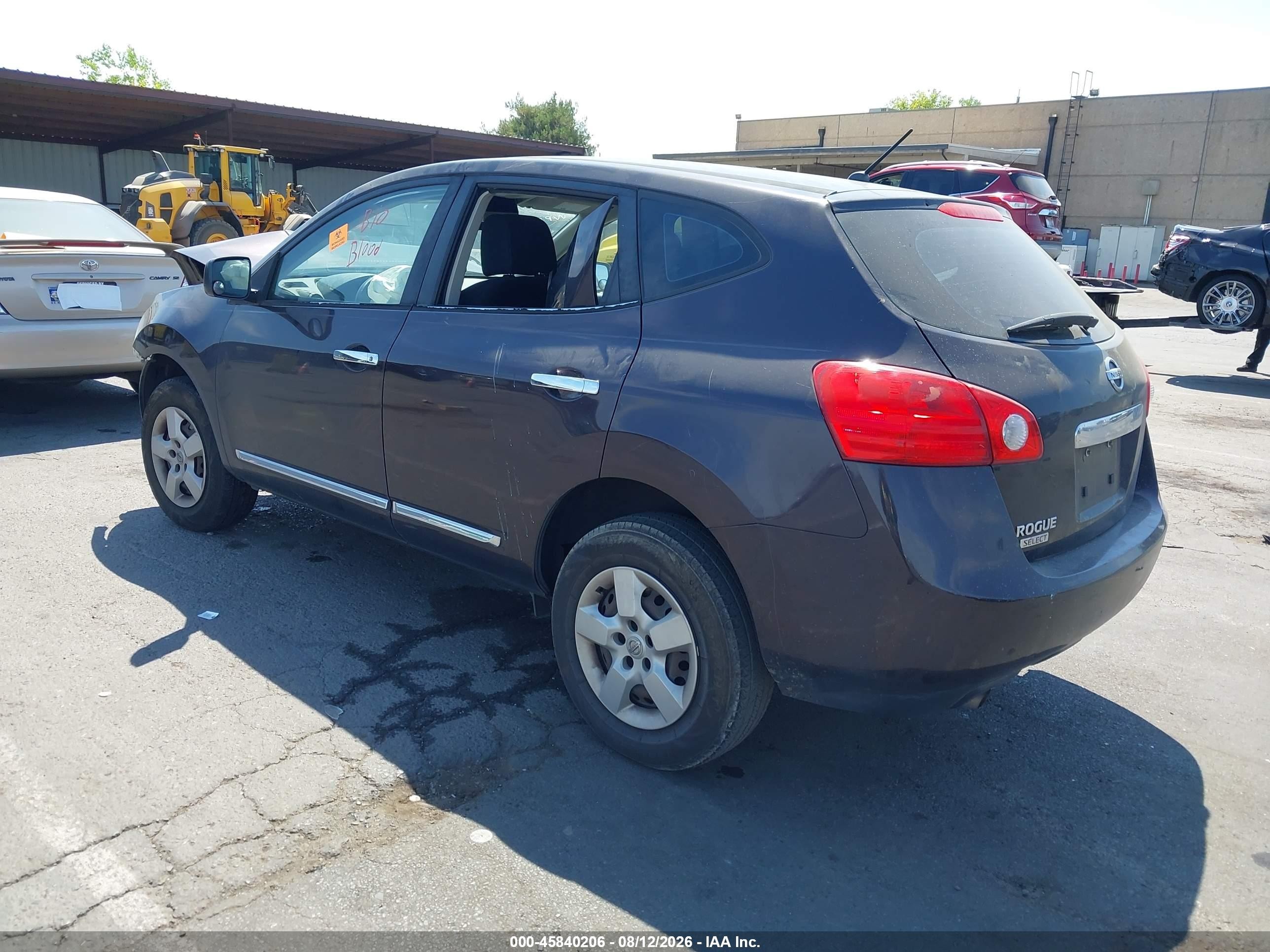 2014 Nissan Rogue Select S Purple vin: JN8AS5MT3EW606675