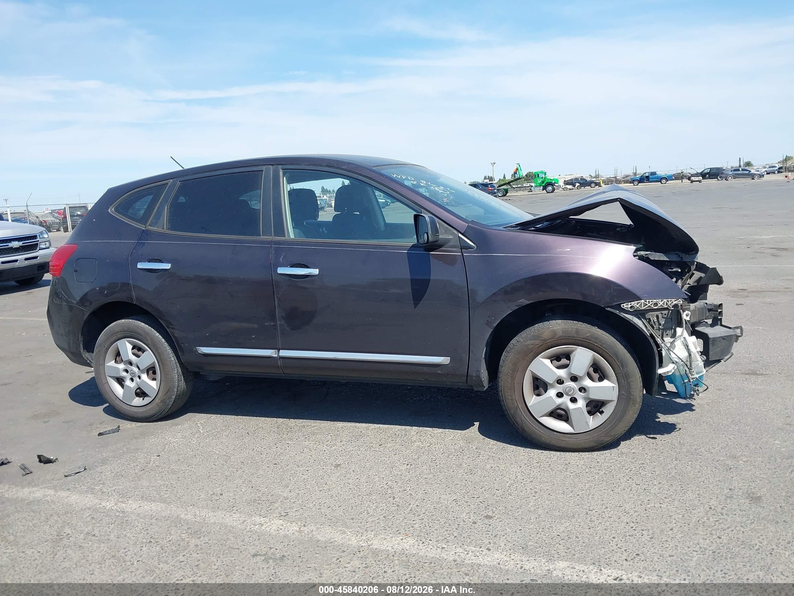 2014 Nissan Rogue Select S Purple vin: JN8AS5MT3EW606675