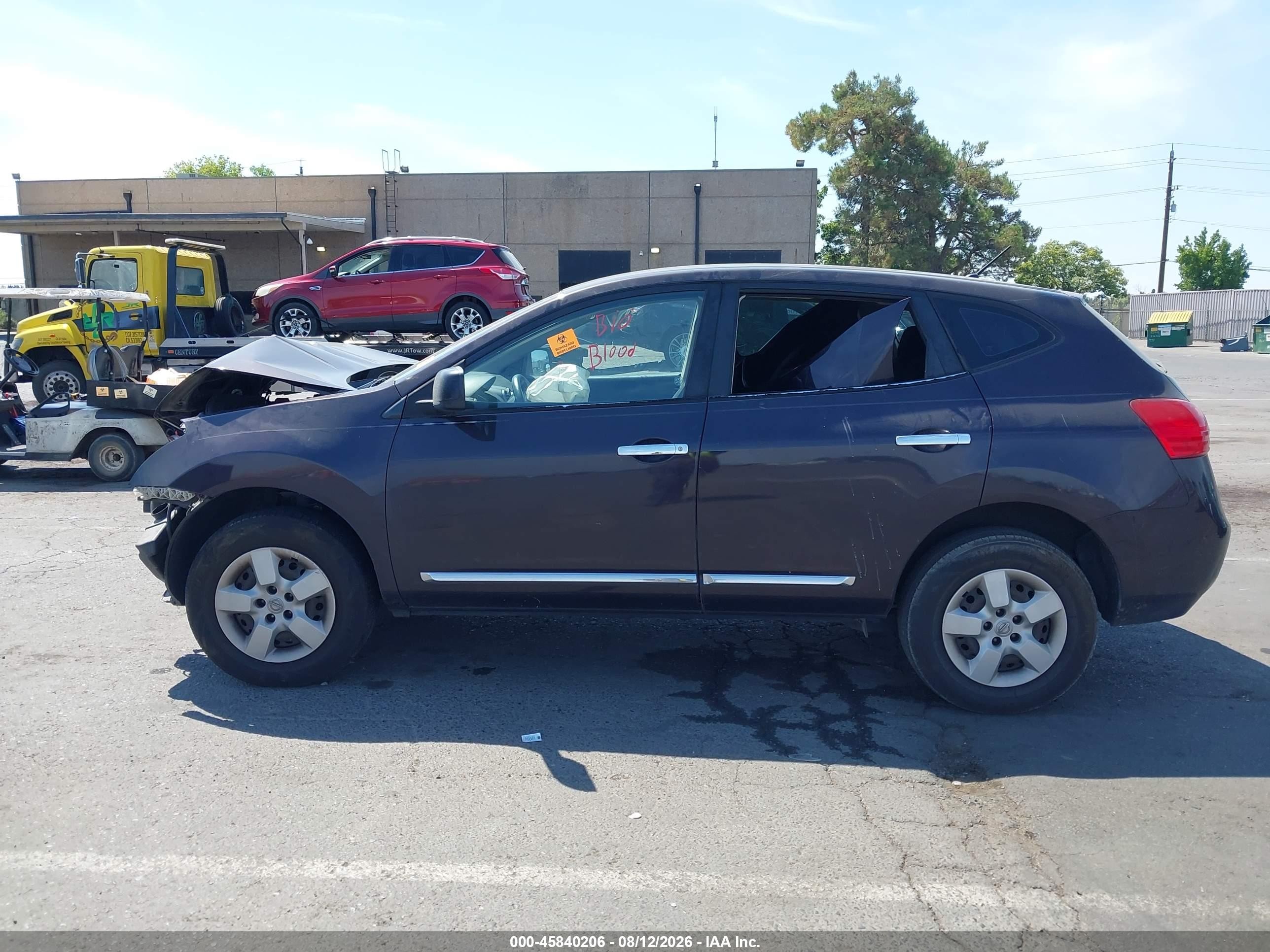 2014 Nissan Rogue Select S Purple vin: JN8AS5MT3EW606675