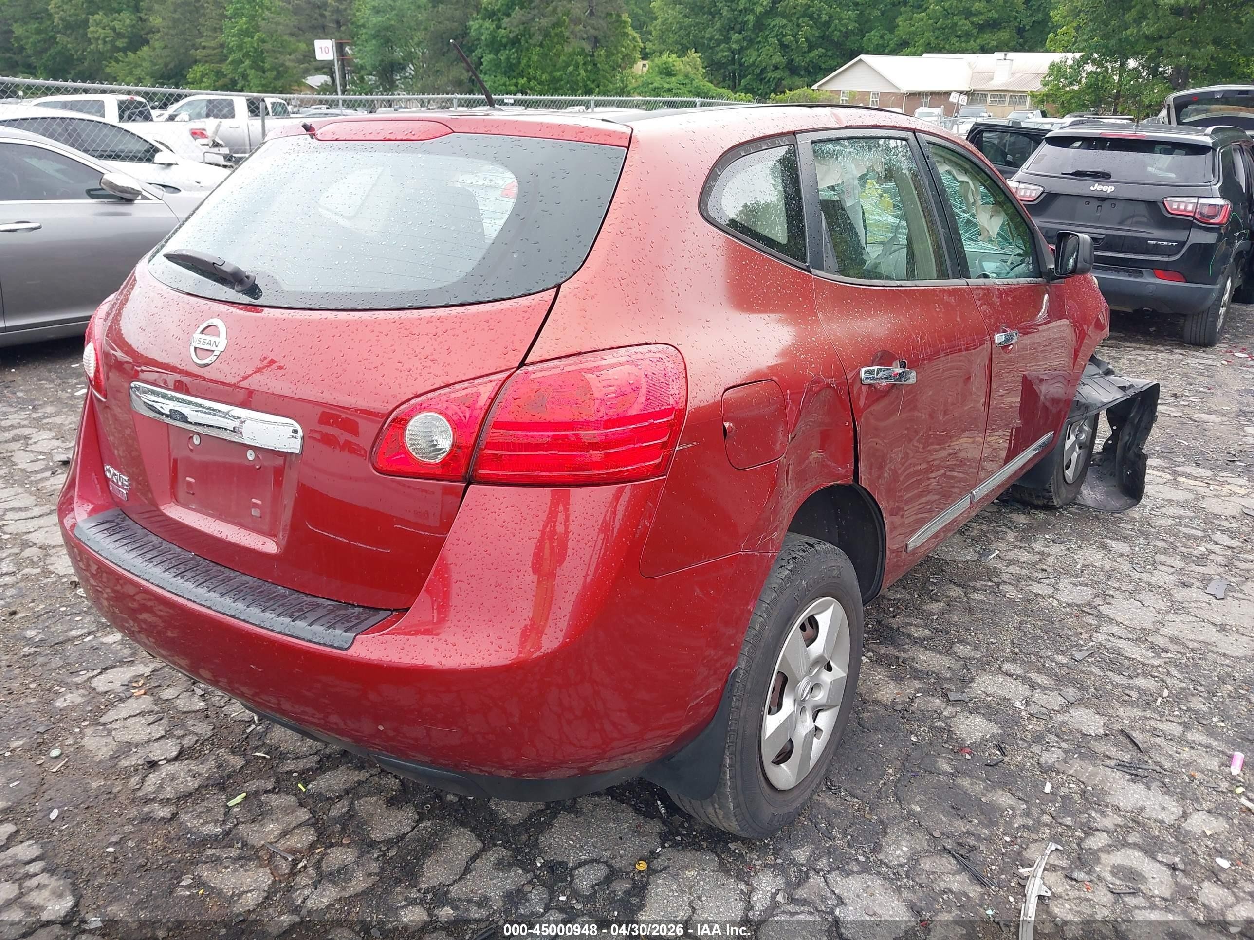 2014 Nissan Rogue Select S Maroon vin: JN8AS5MT3EW609365