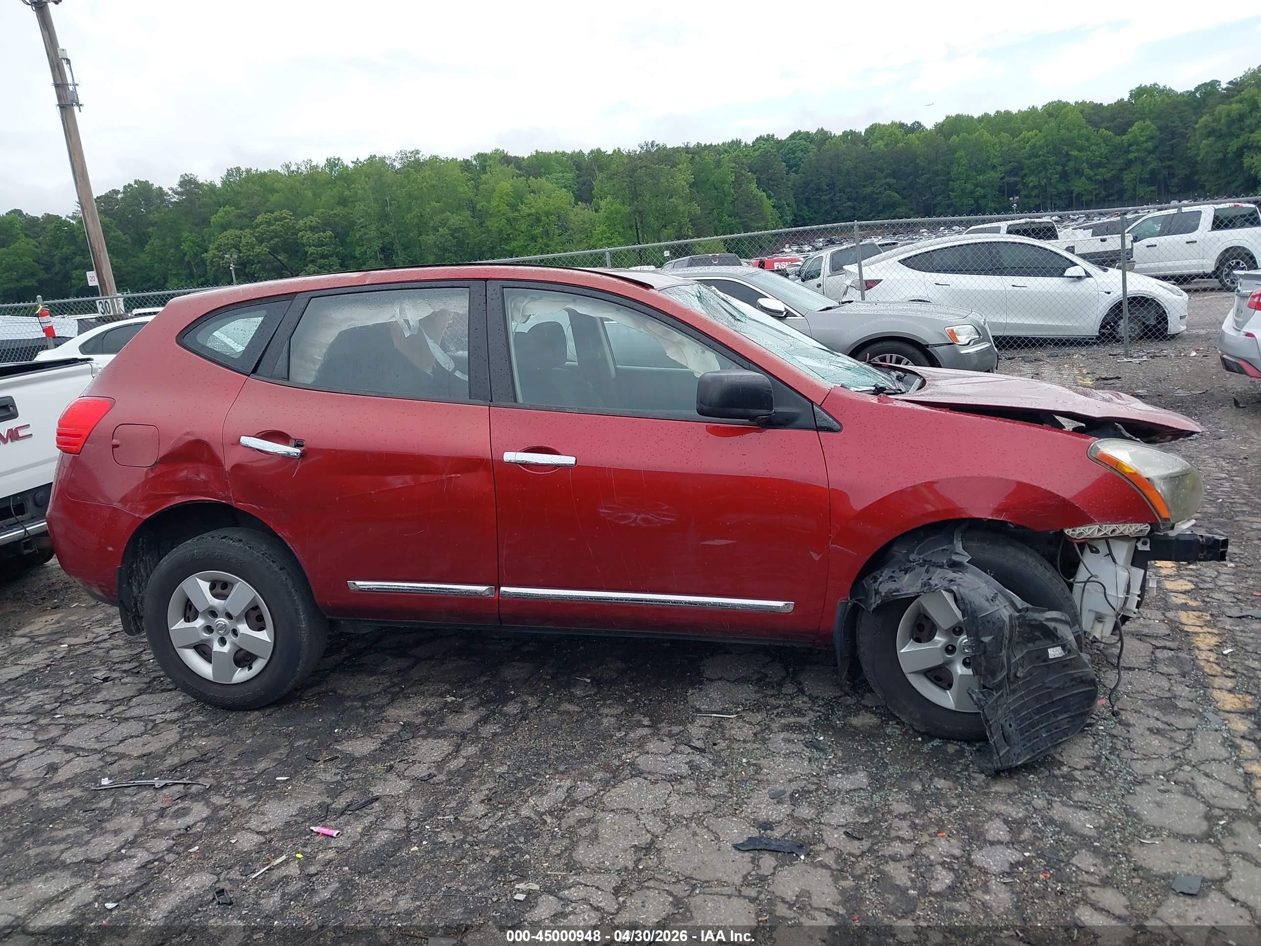2014 Nissan Rogue Select S Maroon vin: JN8AS5MT3EW609365