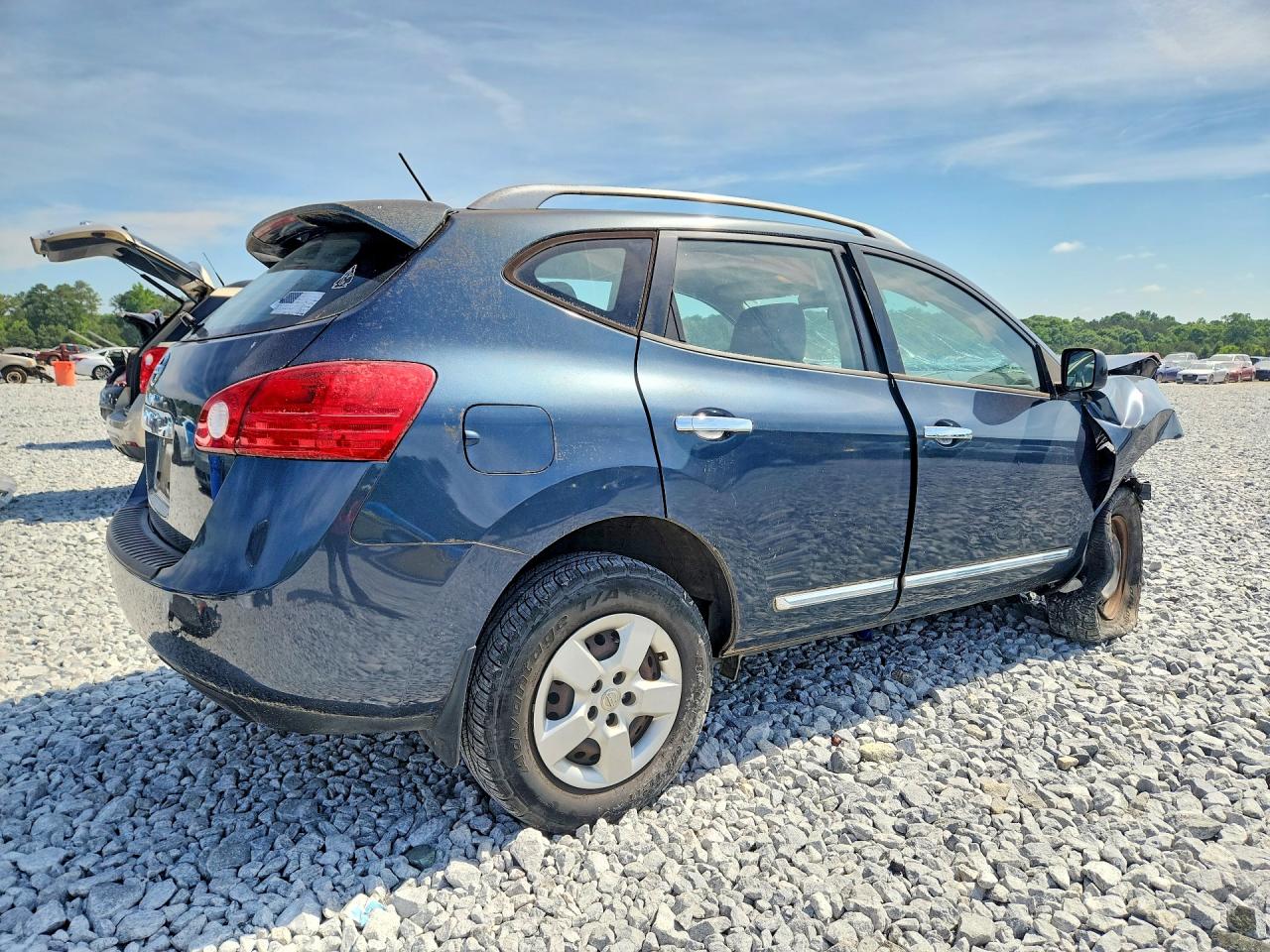 2015 Nissan Rogue Select S Blue vin: JN8AS5MT3FW661466
